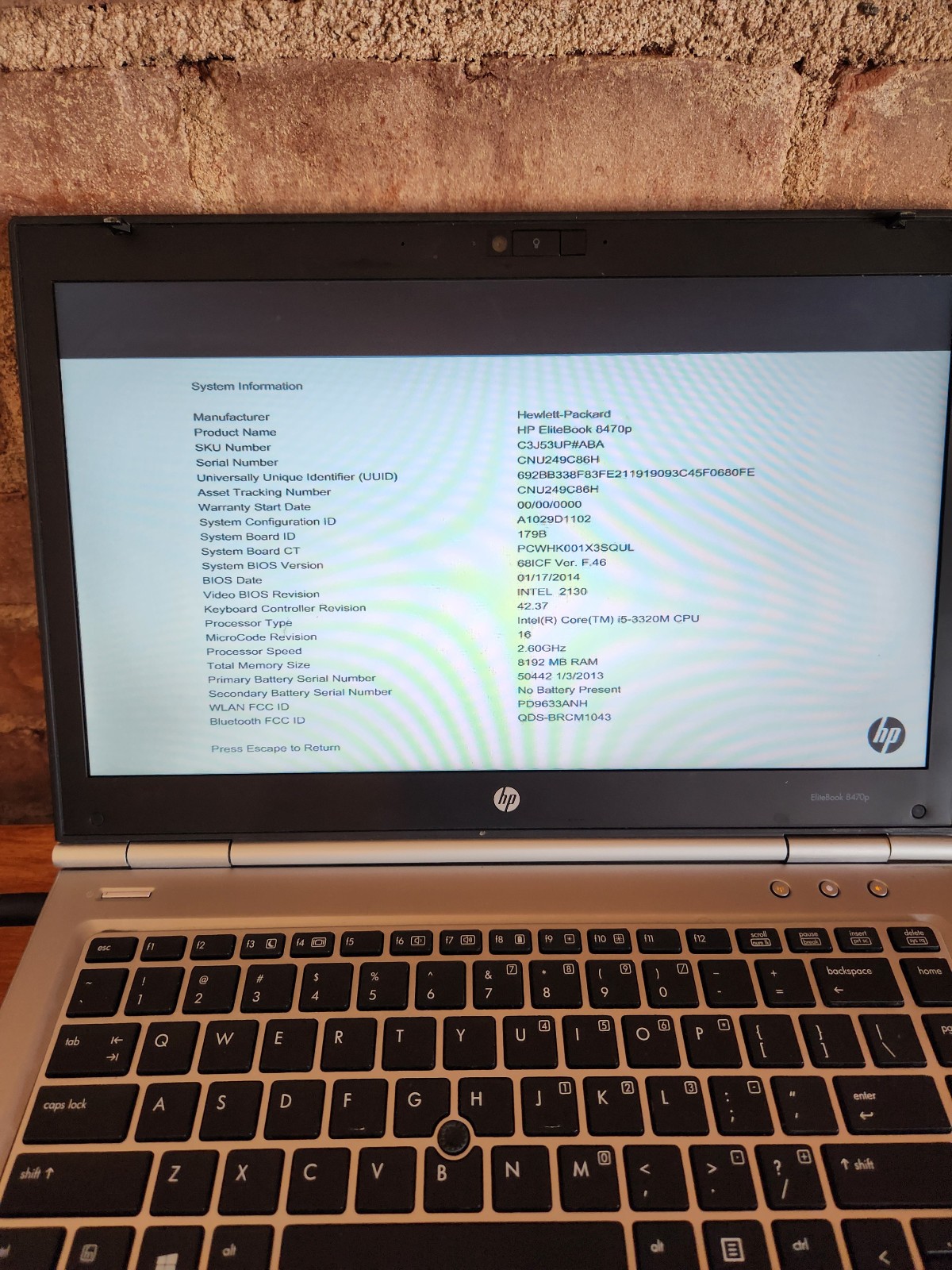 Mixed Lot of 8 HP EliteBooks 8730w 6930p 8440p 8470p See Description