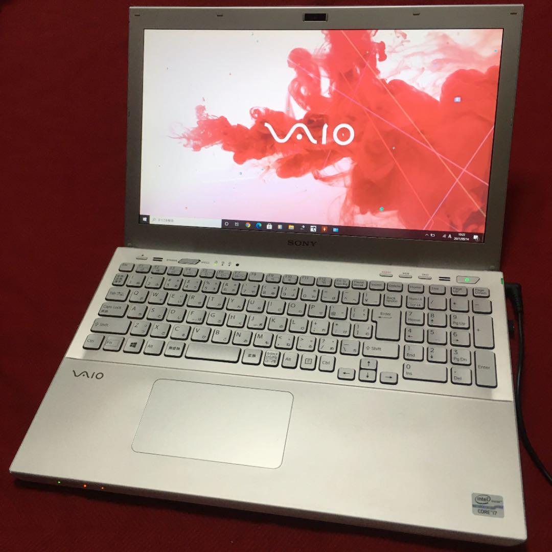 vaio i7 3632QM SSD 240GB 8GB Blu-ray Windows10 s15 silver geforce 640 USB 3.0×2