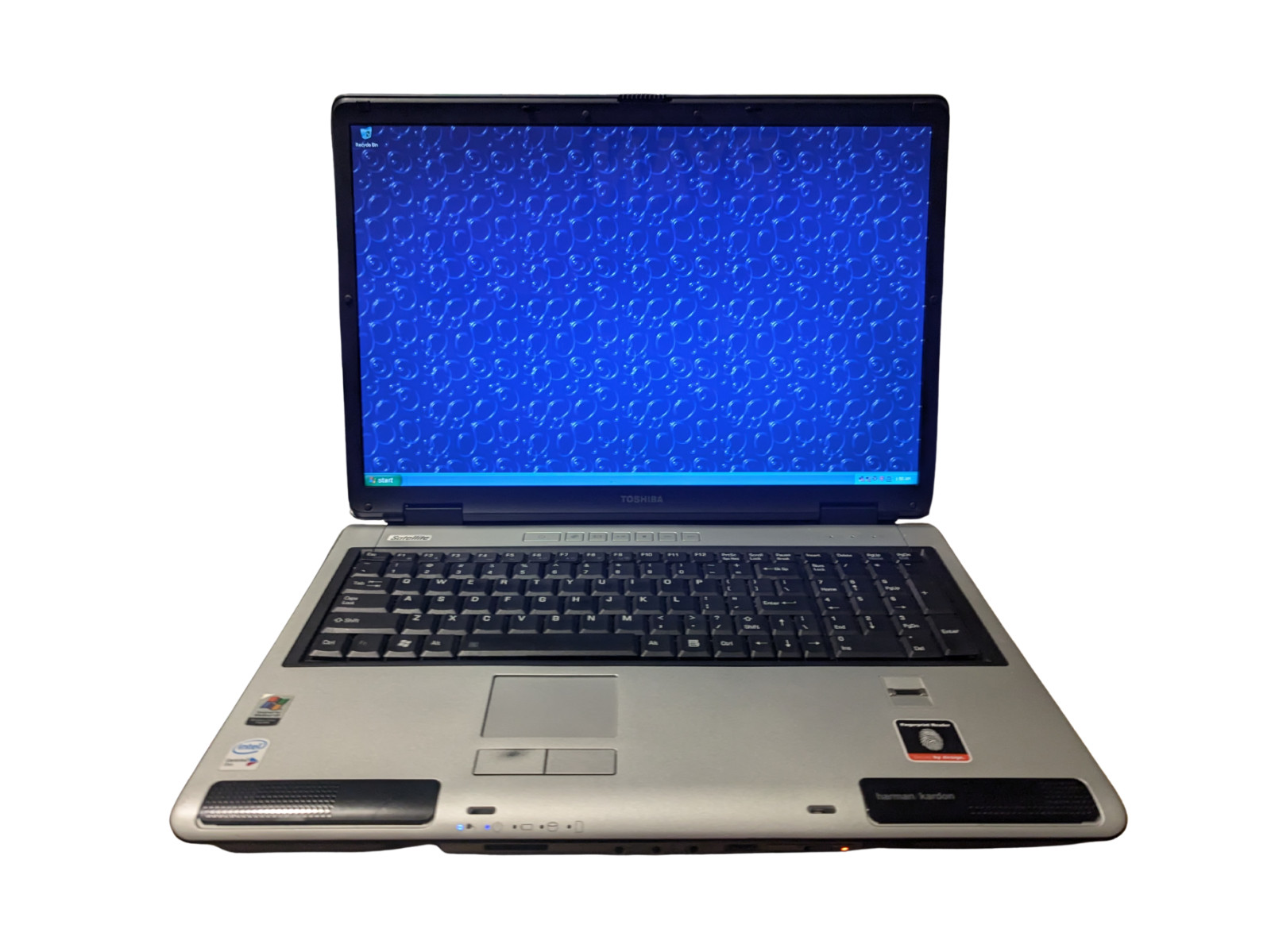 Toshiba Satellite P105 S6084 Retro Laptop Core 2 Duo 1GB RAM 160GB HDD w/charger