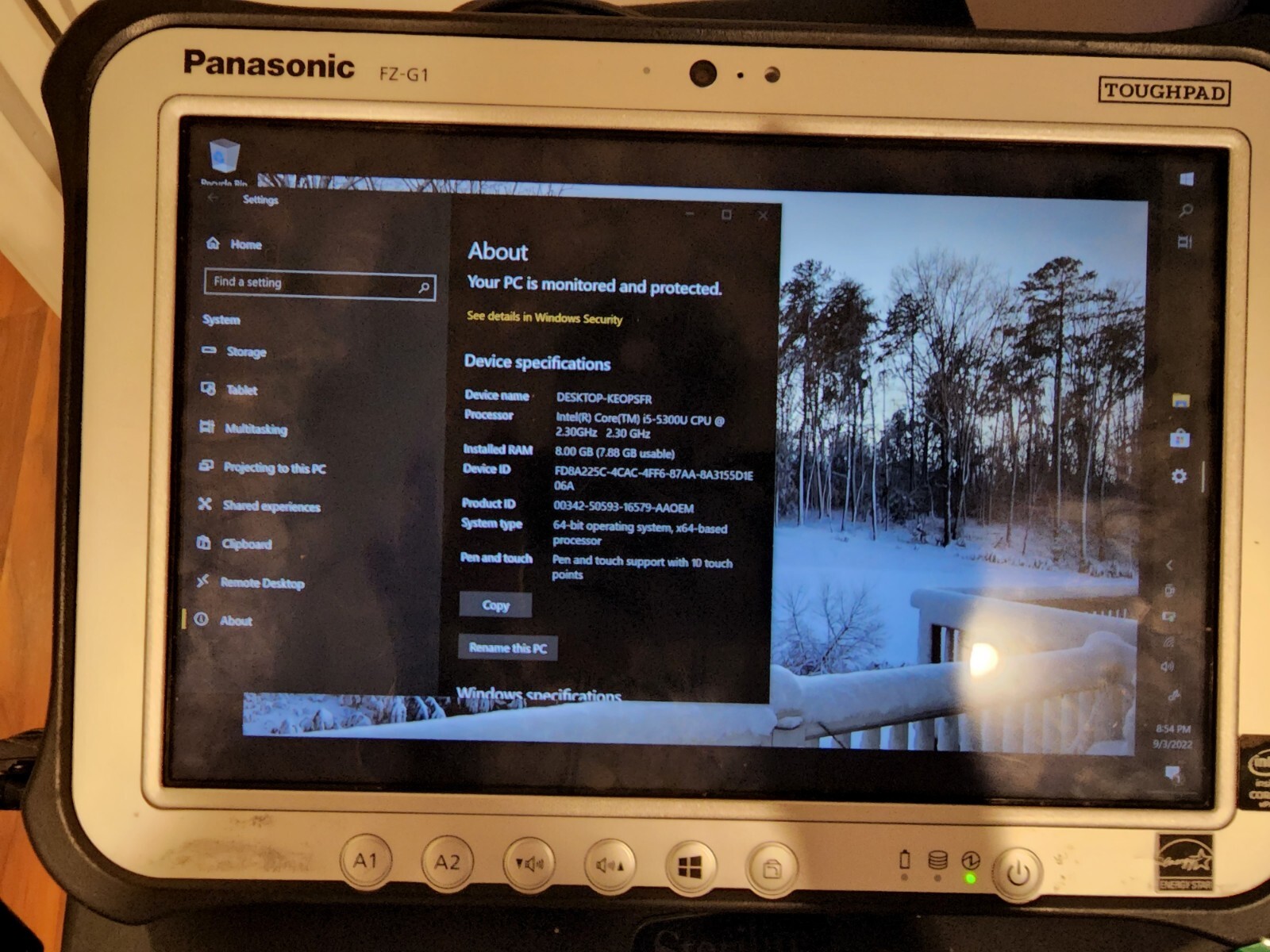Panasonic Toughpad fz-g1 DOES NOT COME WITH CHARGER