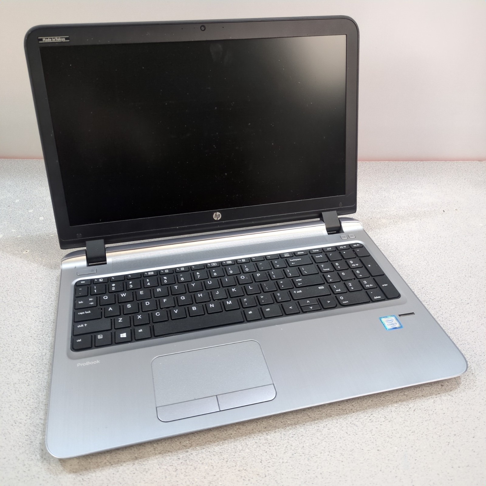HP ProBook 450 G3 i3-6100U 4GB RAM NO SSD/OS/AC ADAPTER FOR PARTS – NO POWER