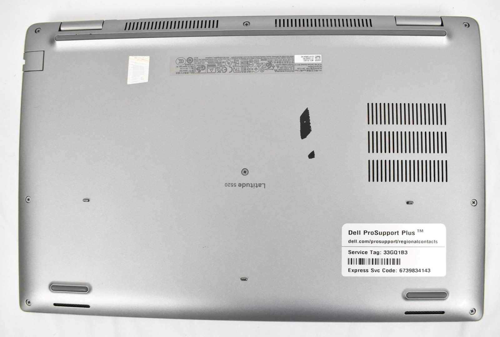 Dell Latitude 5520 Laptop i5-1135G7 2.4GHz 16GB 256GB SSD No OS *See Details*