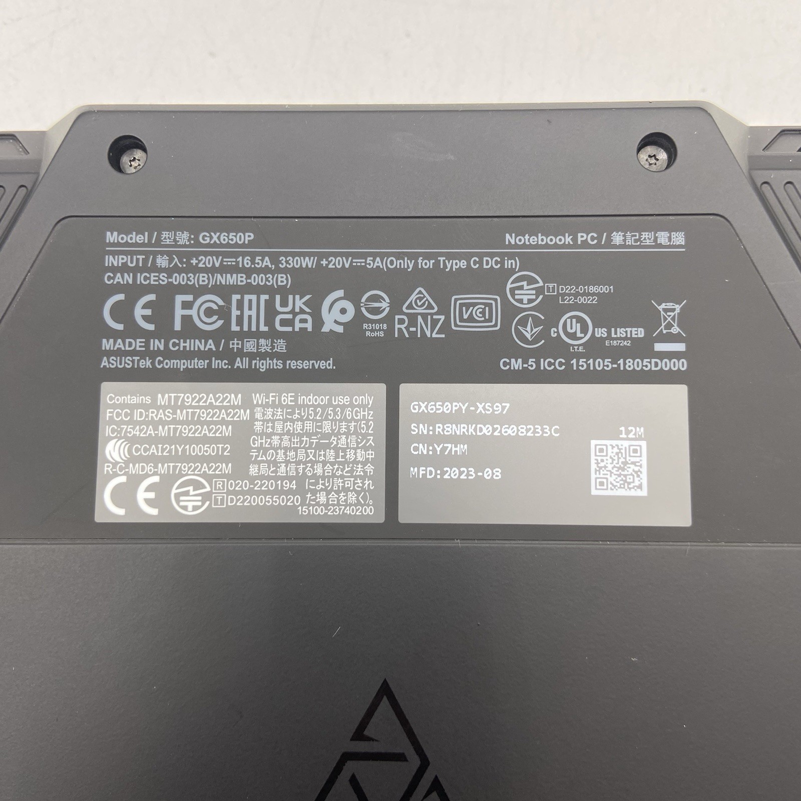 ASUS ROG Zephyrus Duo 16″ QHD+ AMD Ryzen 9 7945HX 32GB RAM 2TB SSD RTX 4090 W11H