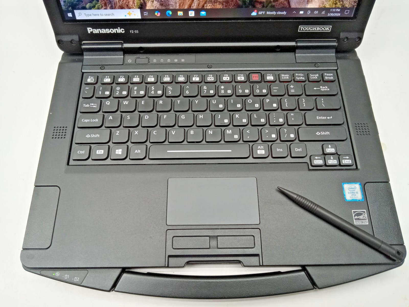 PANASONIC TOUGHBOOK FZ-55 TOUCH FZ-55 16GB-1TB SSD, WEBCAM 4G LTE WIN 10 1930HRS
