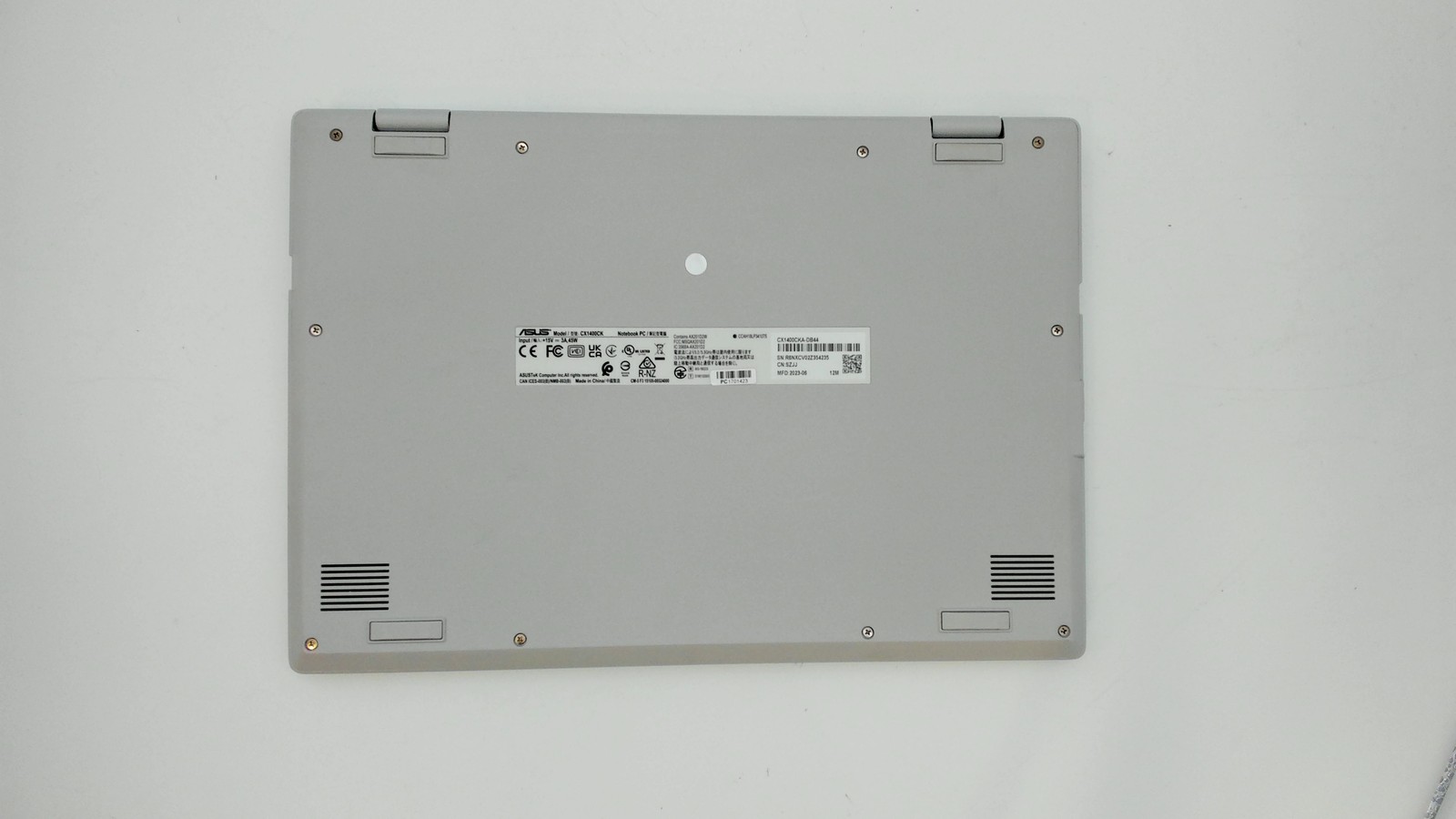 Asus Chromebook CX1 14″ Intel Celeron N4500 4GB 64GB CX1400CKA-DB44 PC1701422