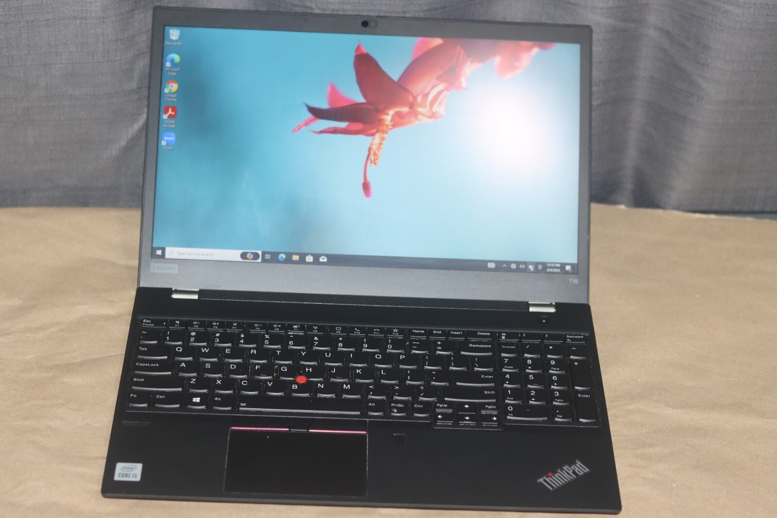 Lenovo ThinkPad T15 Gen 1 1.6 GHz i5-10210U 16GB Ram 256GB SSD – Very Good