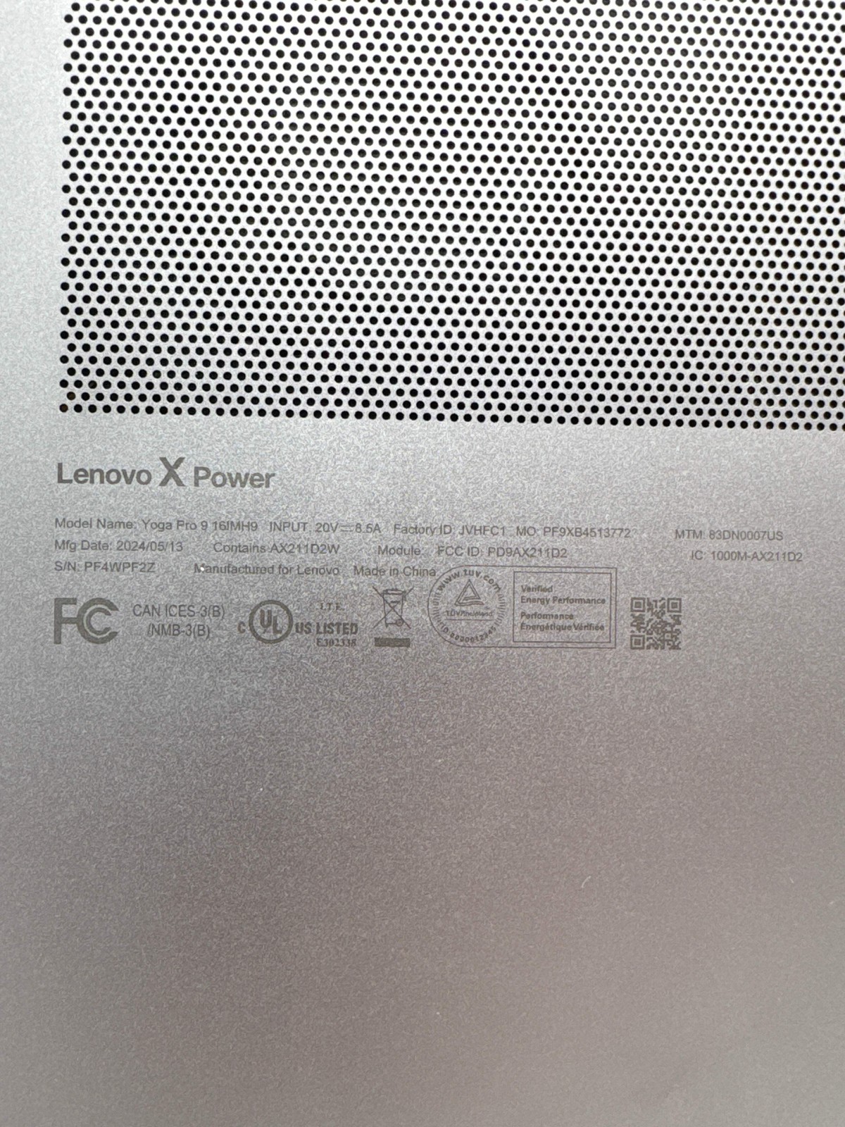 Lenovo Yoga Pro 9 16IMH9 16″ 3.2K Core Ultra 9 185H TB SSD 32GB RAM RTX 4060 8GB