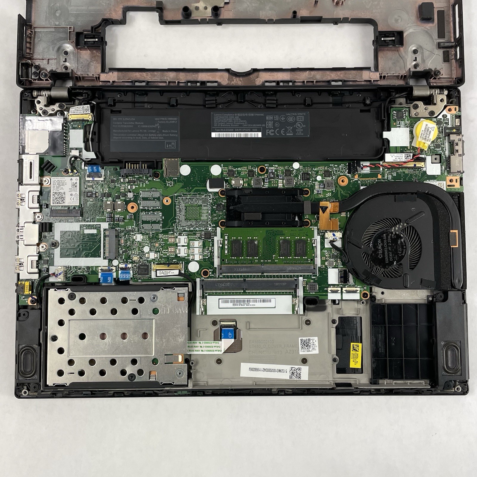 Lenovo ThinkPad T480 14″ i5-8350U 1.70 GHz 8 GB RAM No SSD/OS/AC- READ