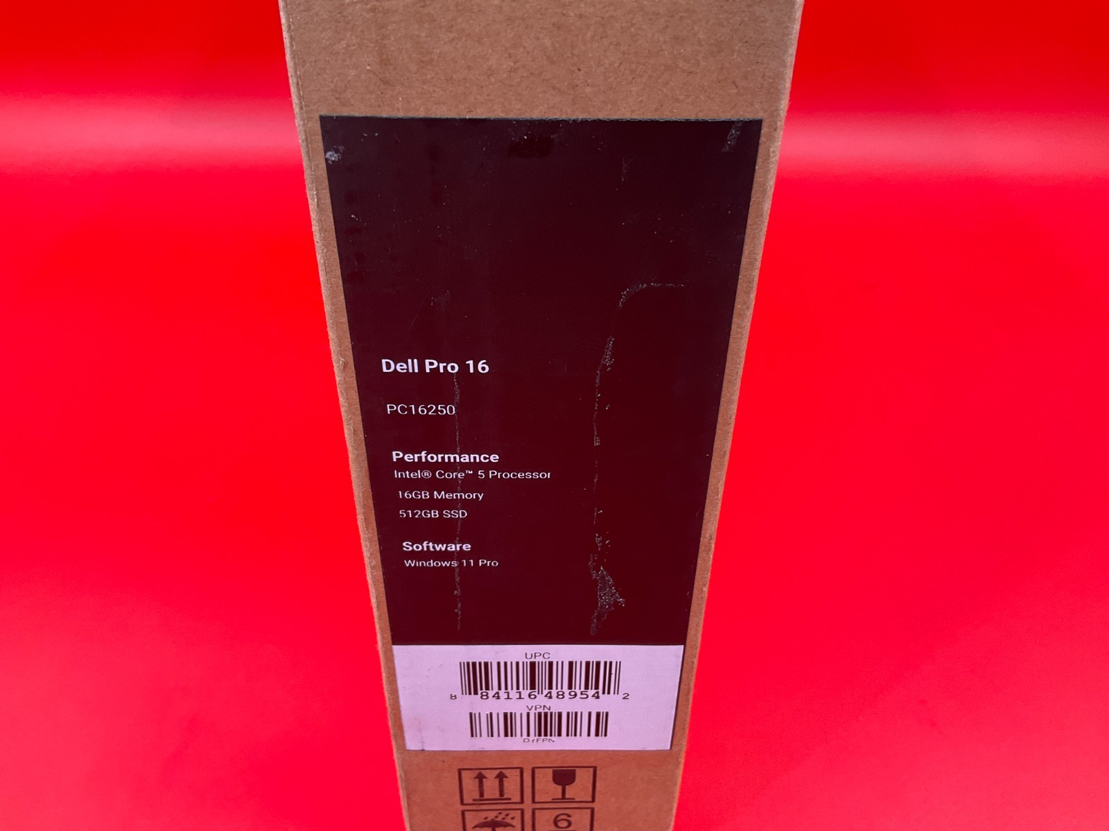 Dell Pro 16 Laptop i5-120U 16GB 512GB BT5.3 WiFi6E 16WU W11P DYFPN 🇺🇸✨🇺🇸