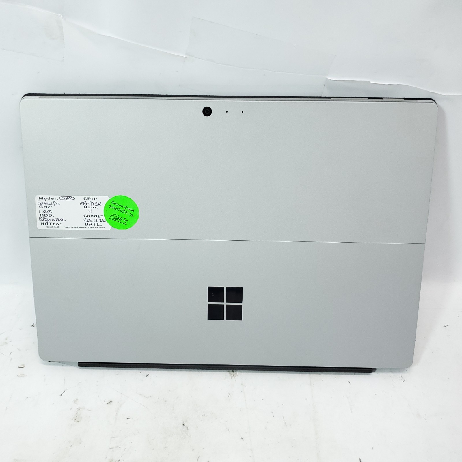 Microsoft Surface Pro 5 M3-7Y30 4GB RAM 128GB SSD 12.3″ Tablet Pre-owned