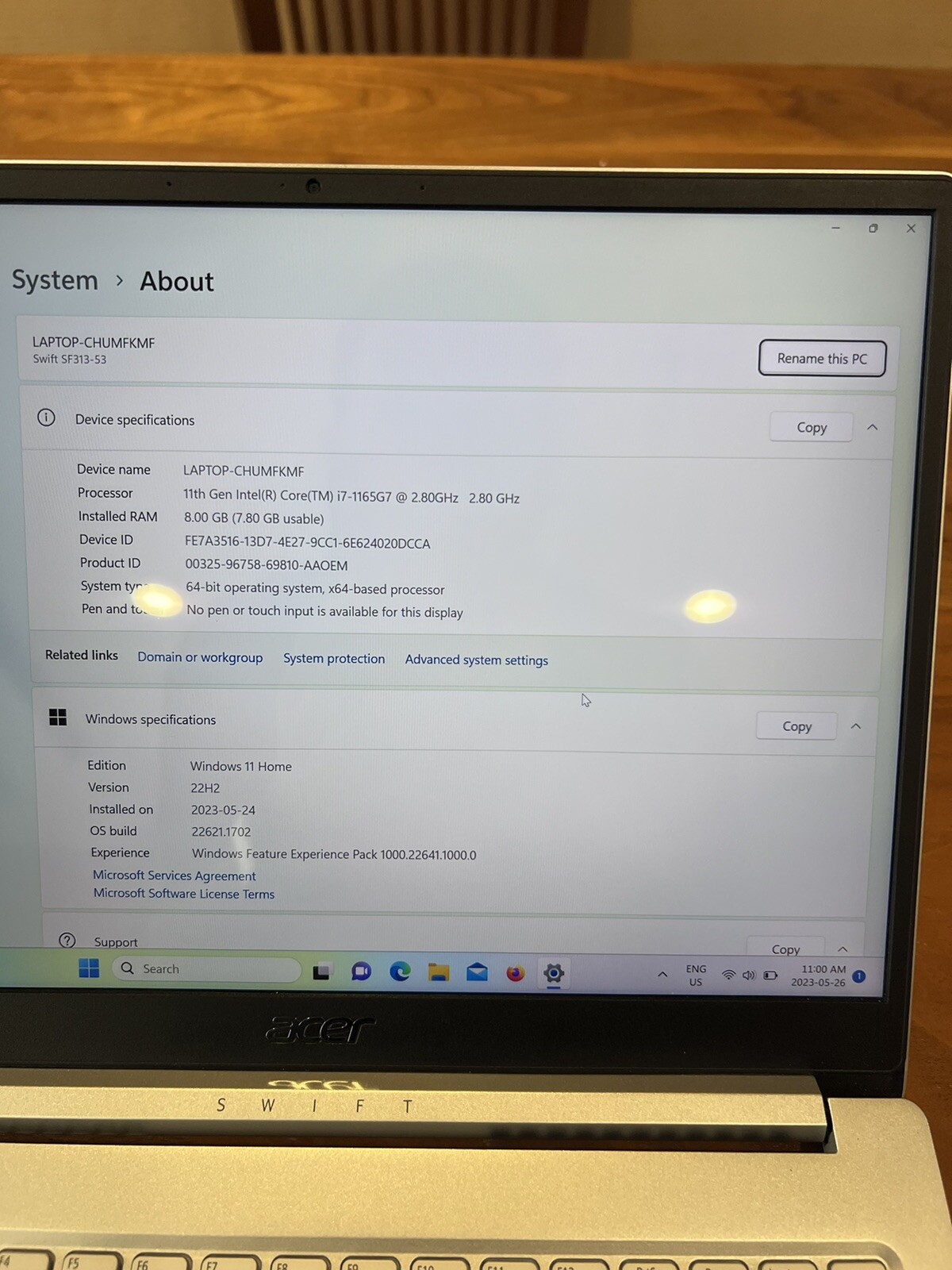 Acer Swift 3 SF313-53-77NL 13.5″ Laptop