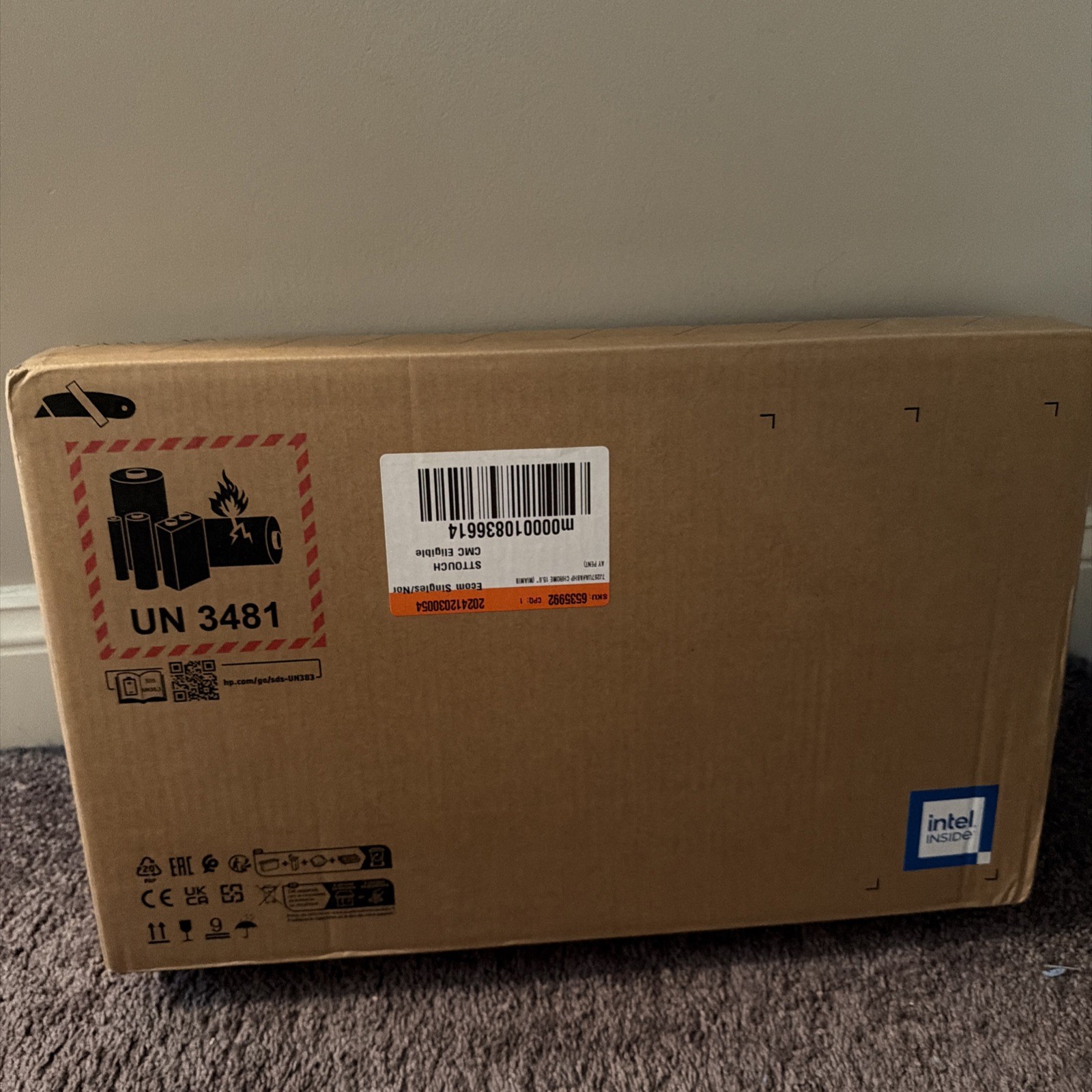 HP 15.6″ Chromebook Laptop Intel Processor N200 8GB Memory 64GB eMMC Chrome OS