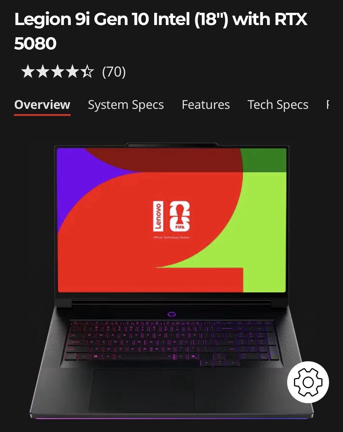 NEW Lenovo Legion 9i Gen 10 18” RTX 5080 64GB RAM 1TB SSD Ultra 9 275HX Sealed