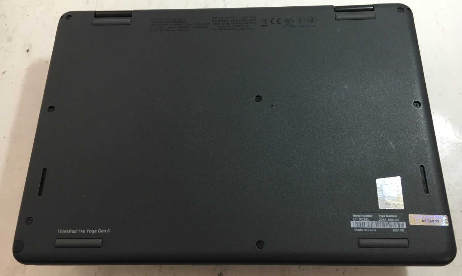 Lenovo ThinkPad 11e Yoga Gen 6 Touchscreen M3-8100Y 1.10GHz 8GB 256GB SSD Win 11
