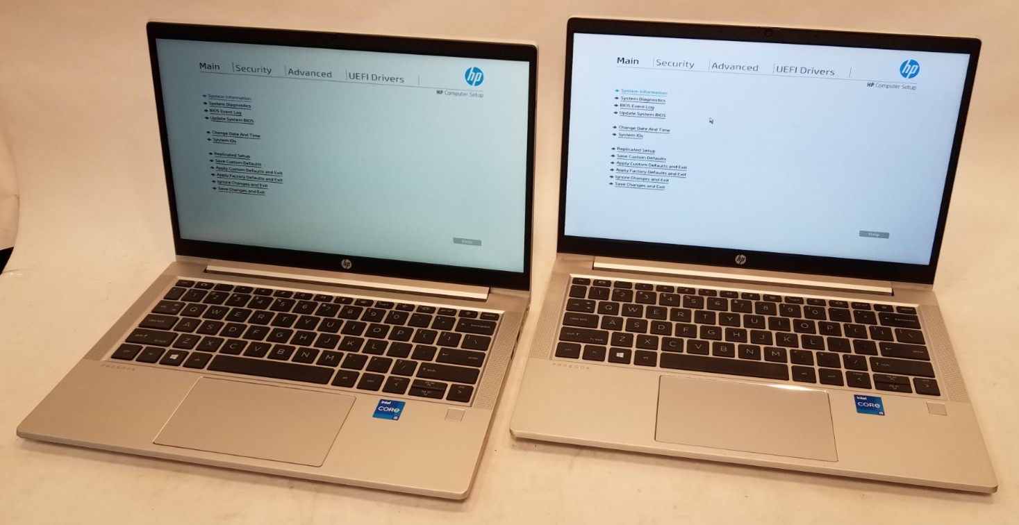 HP ProBook 430 G8, 13.3-inch, i5-1135G7@2.4GHz, 16GB RAM, 512GB NVMe, Lot of 2