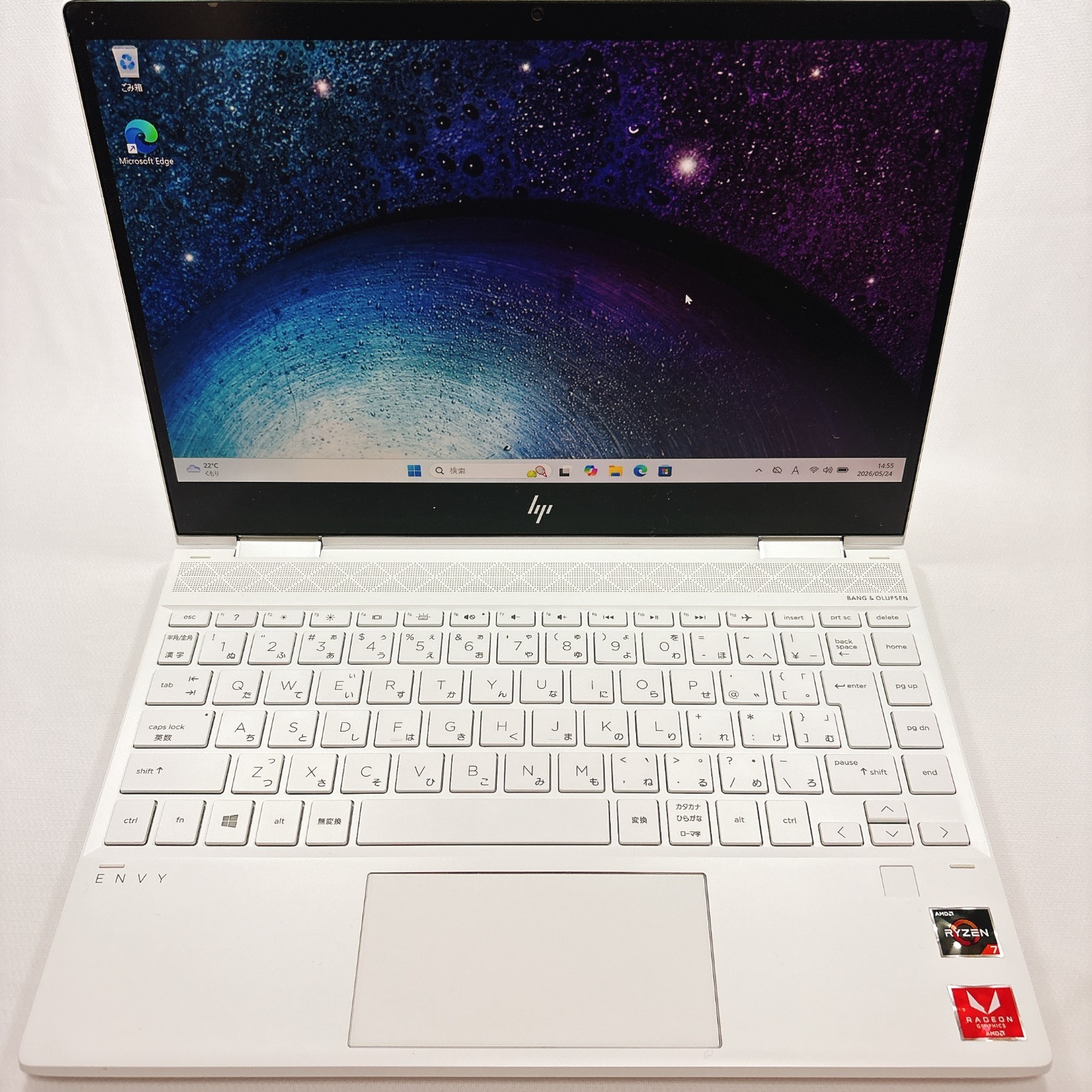 HP Envy x360 13.3″ 2in1 Ryzen 7 16GB RAM 256GB SSD White Replaced Battery 762