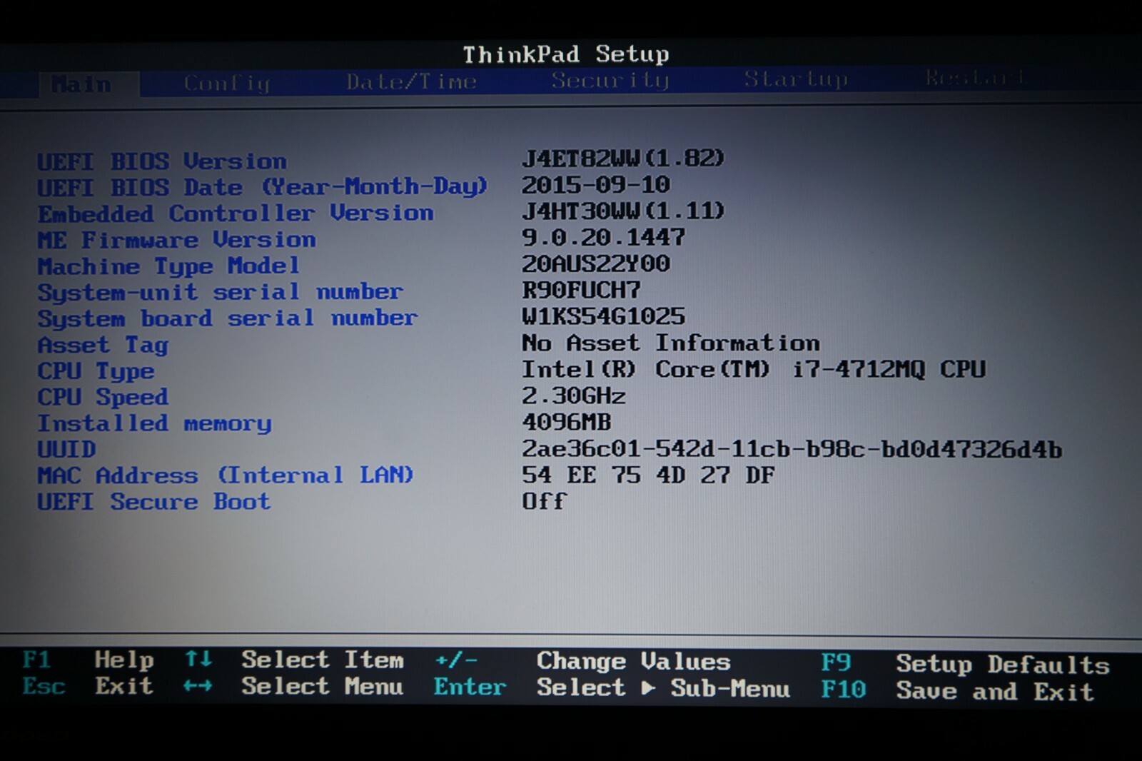 ^ Lenovo ThinkPad L540 i7-4712MQ @ 2.3GHz 15.6″ 4GB Ram No HD #C1224