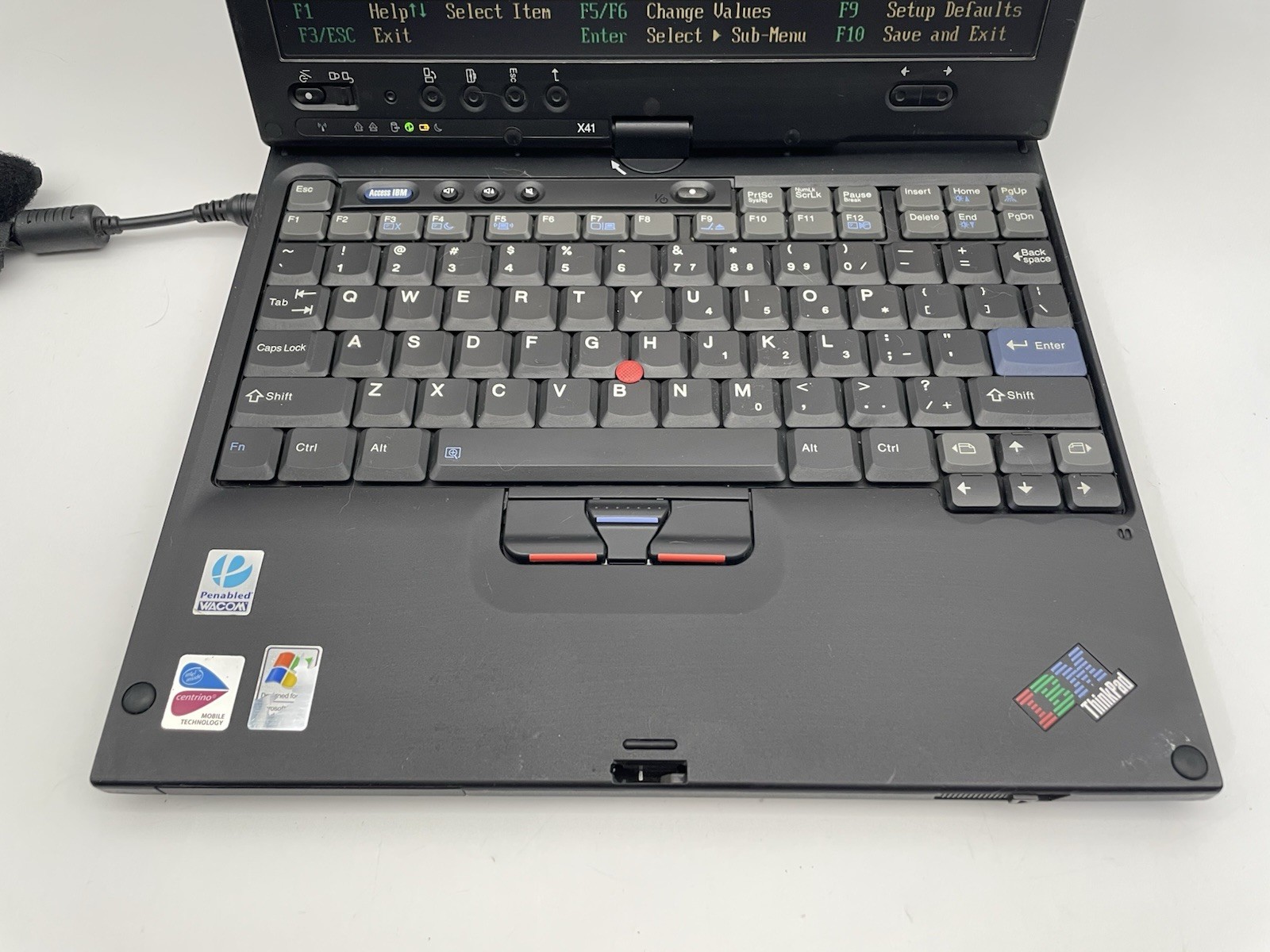 IBM ThinkPad X41 1866-9RU Intel Pentium M 1.6GHz 40GB HDD 12″ Tablet Laptop
