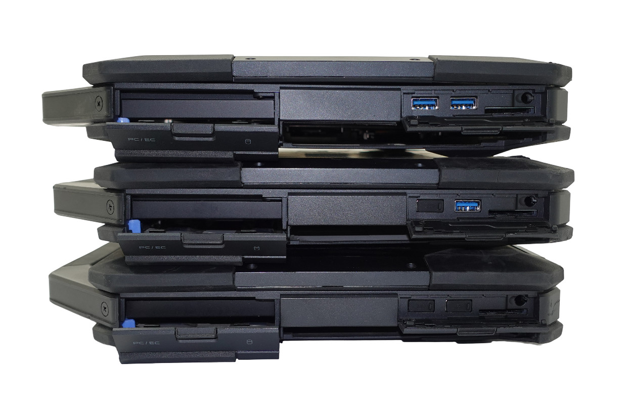 Lot of 3 Dell Latitude 14 Rugged 5414 Core i3-6100U 2.3GHz No SSD – Laptop