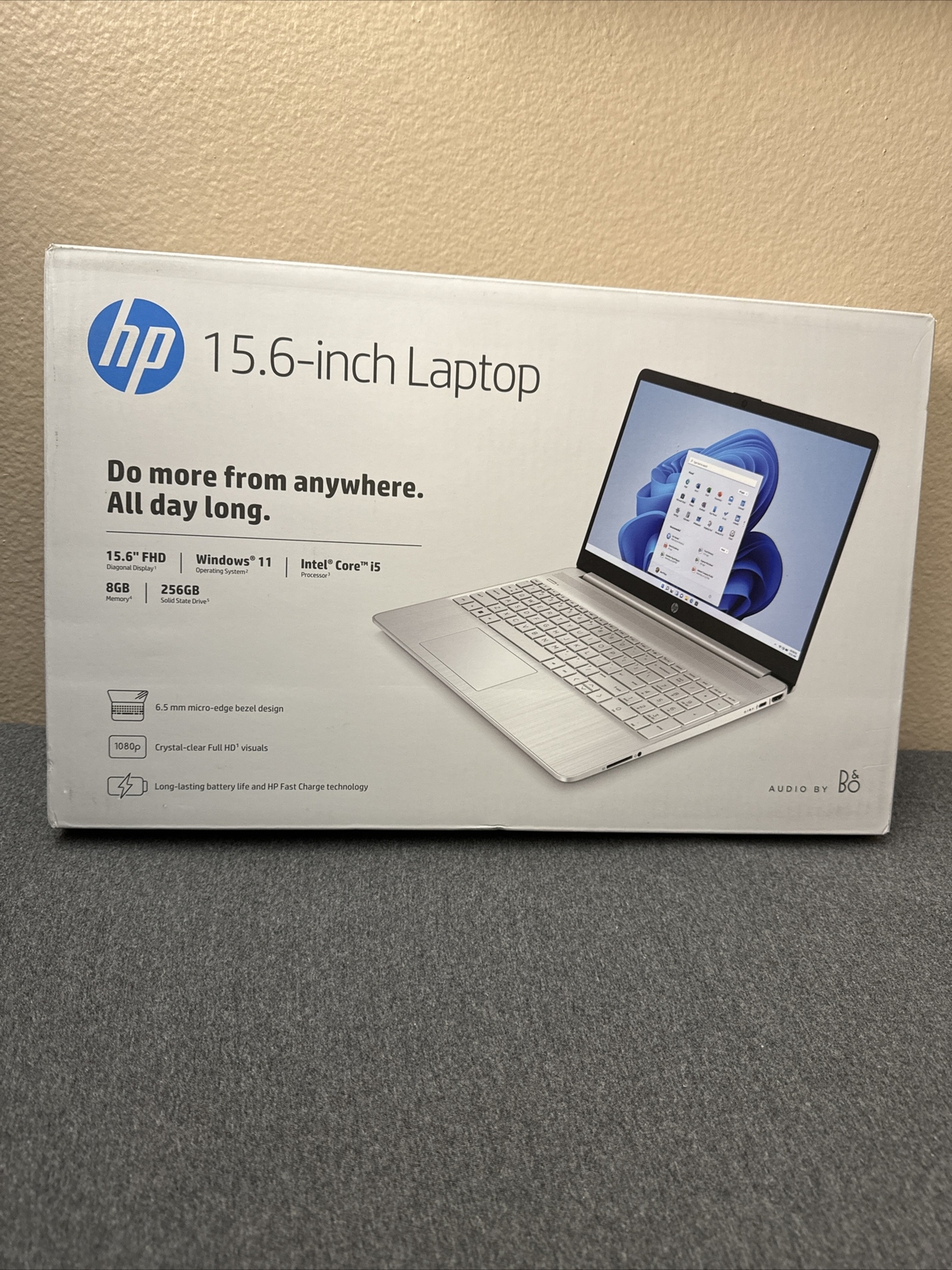NEW HP 15 Laptop. 15.6″ 1080p, i5-1135G7, 8GB RAM, 256GB SSD,Win 11 -15-dy2795wm