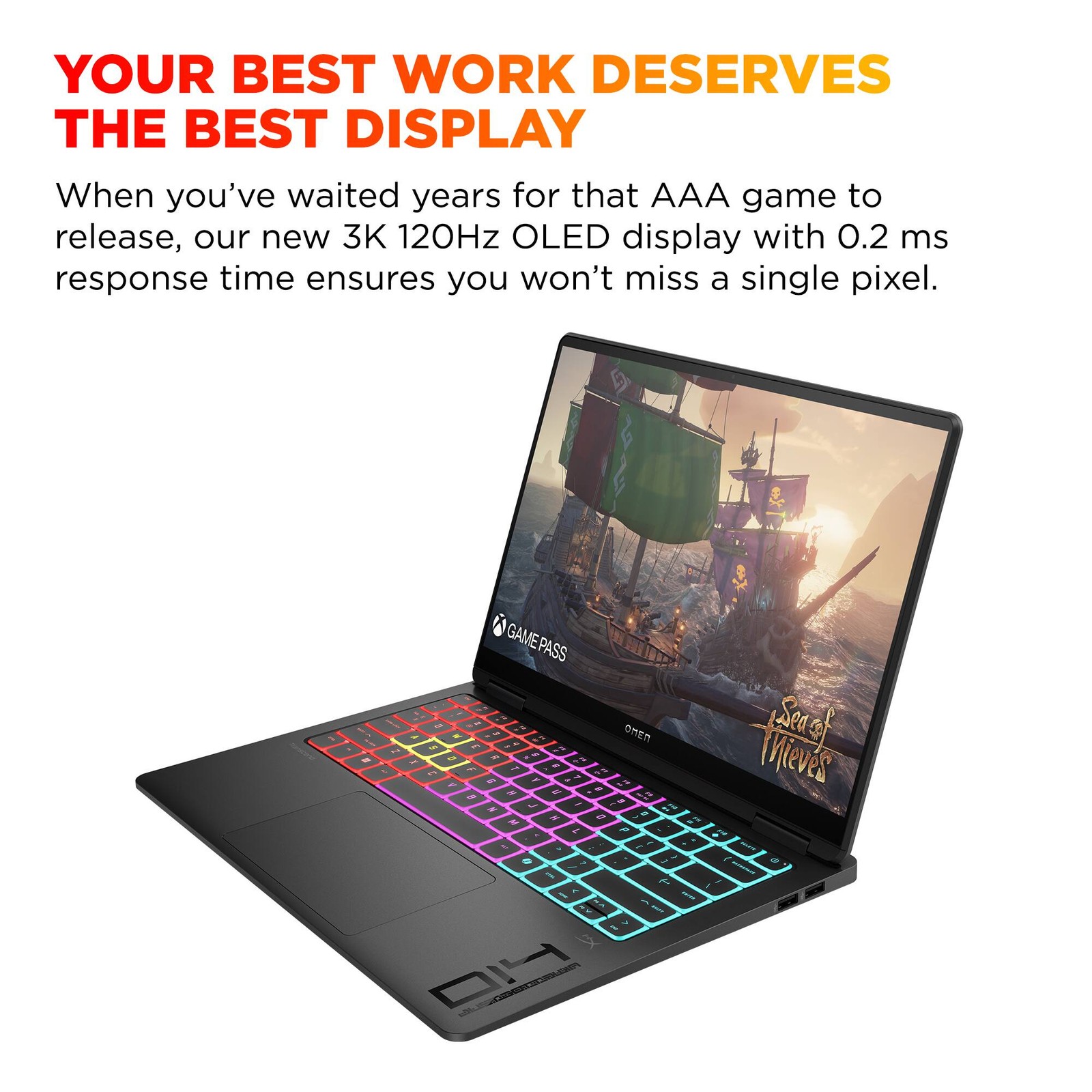 HP OMEN – Transcend 14″ 120Hz 3K OLED Gaming Laptop – Intel Core Ultra 9-285H…
