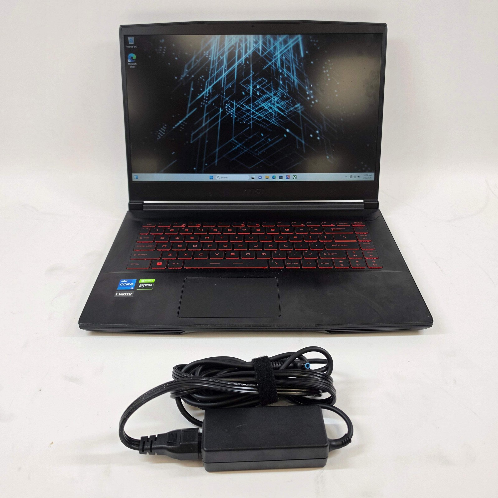 MSI Thin GF63 115C 15.6″ i5-11400H 2.69GHz 8GB RAM 256GB SSD GeForce GTX 1650