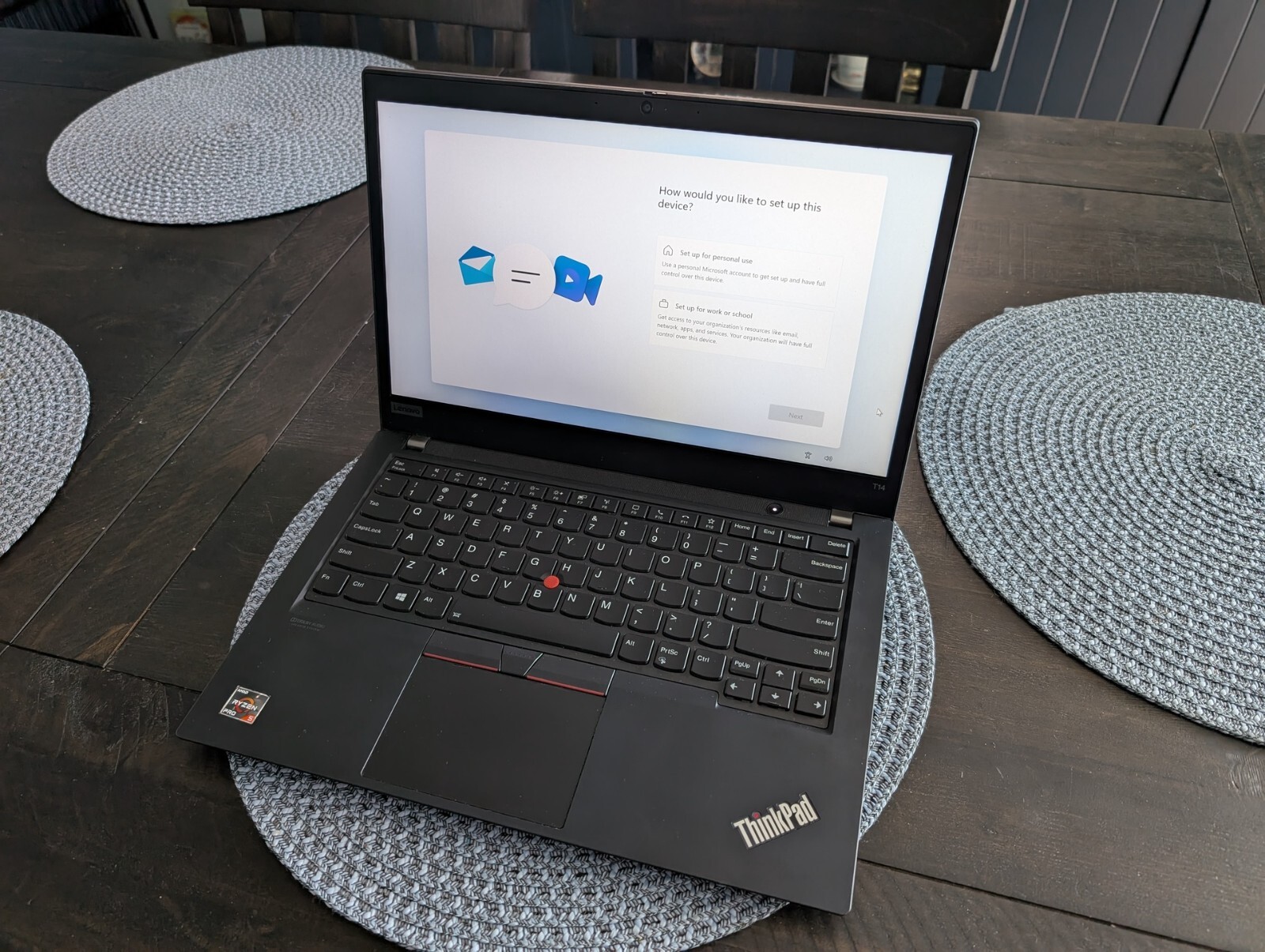 Lenovo ThinkPad T14 Gen 1 AMD, touchscreen, 1TB SSD, 16GB RAM, Win 11 Pro