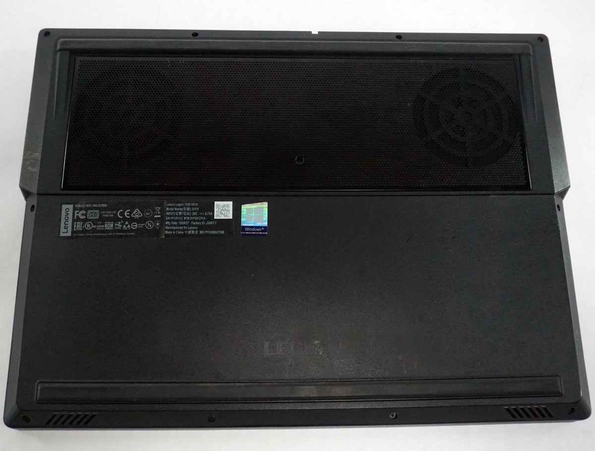 AS IS Lenovo Legion Y530-15ICH 15.6″ i5-8300H 16GB RAM 512GB GTX 1050 NO BATTERY