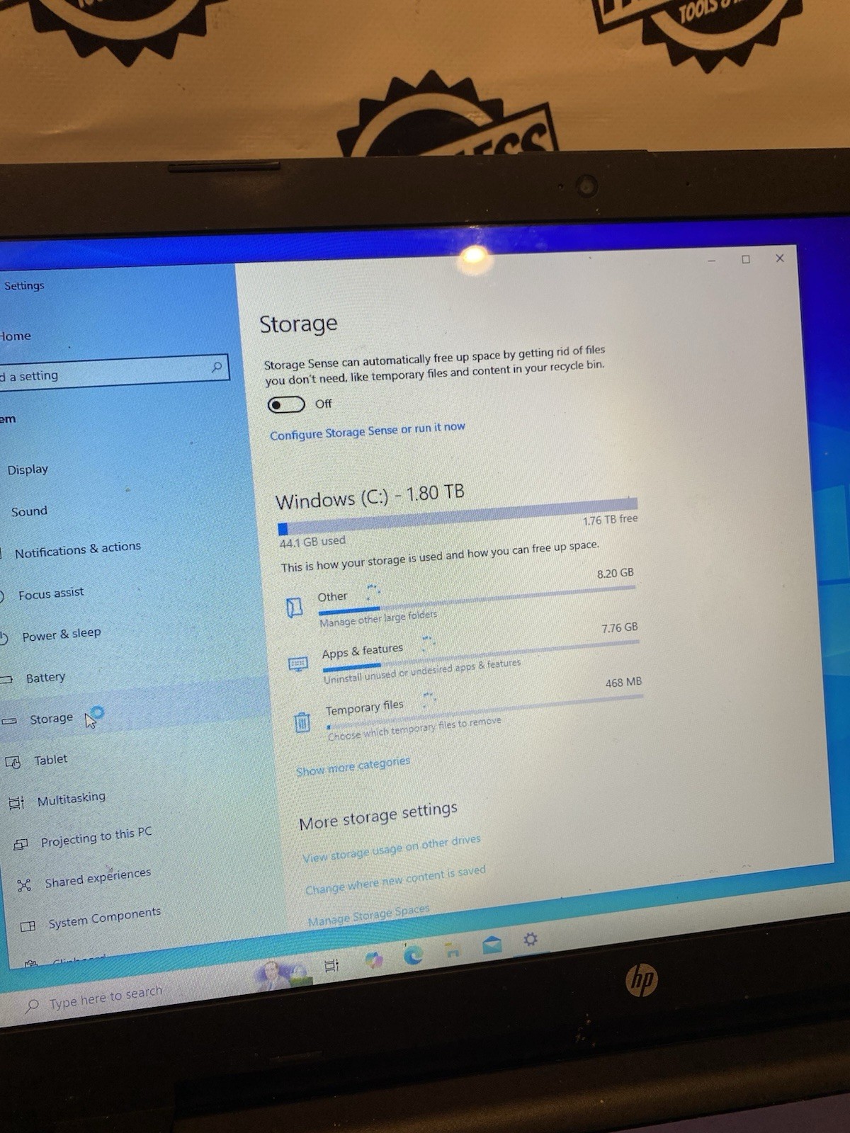 HP Laptop 15-ay015dx 12 GBs Ram Processor And A12 2 Tb Storage