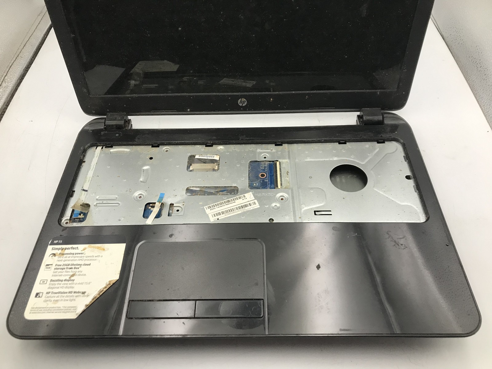 HP PAVILLION 15 – FOR PARTS/REPAIR – AMD E SERIES – NO RAM – READ DESCRIP – BB!!