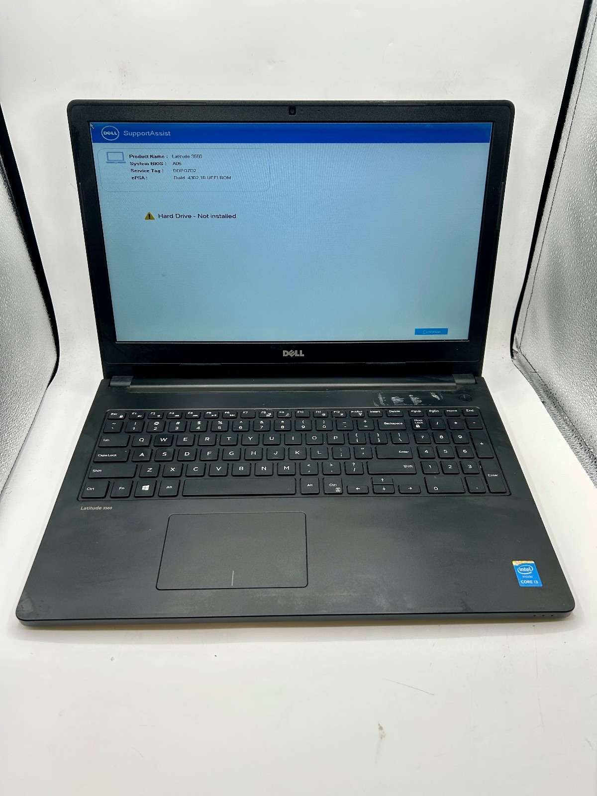 Dell Latitude 3560 15.6″ Intel i3-5005U 4GB RAM BIOS Locked No Drive