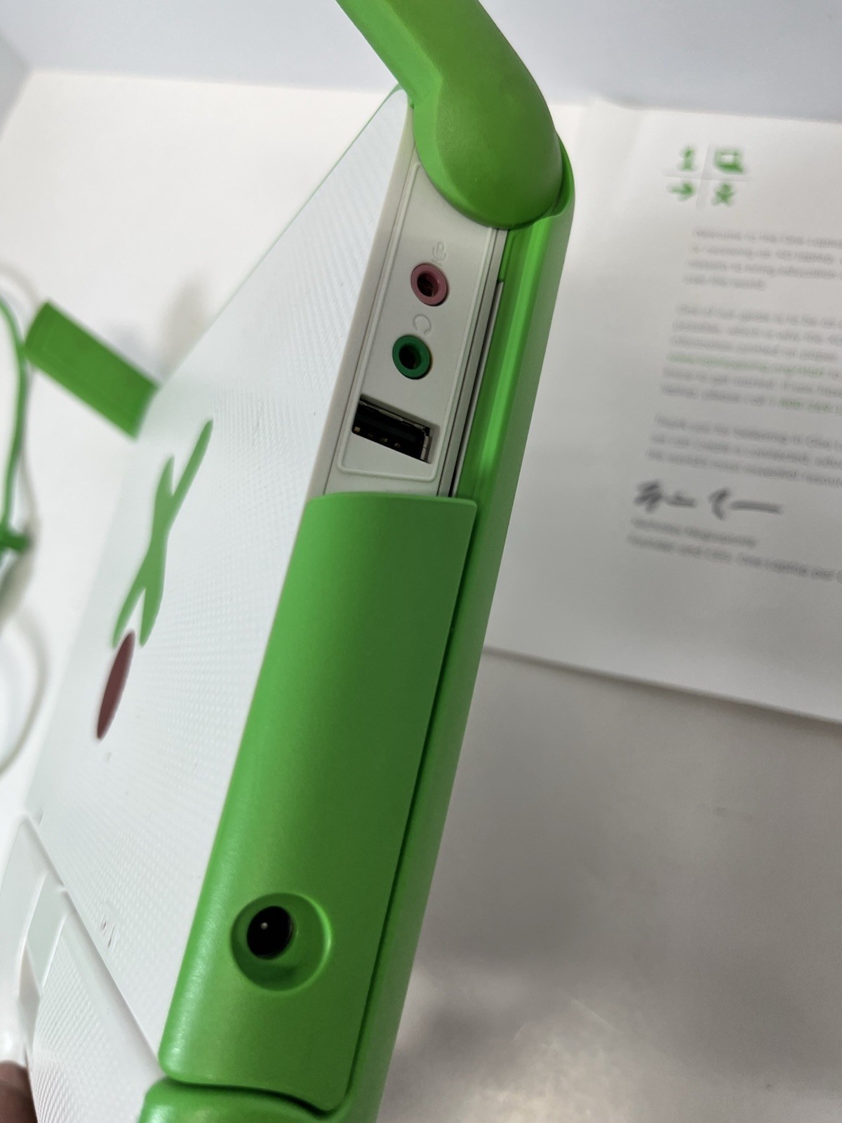 OLPC XO-1 Kids Laptop Computer – One Laptop Per Child – w/ Power Adapter