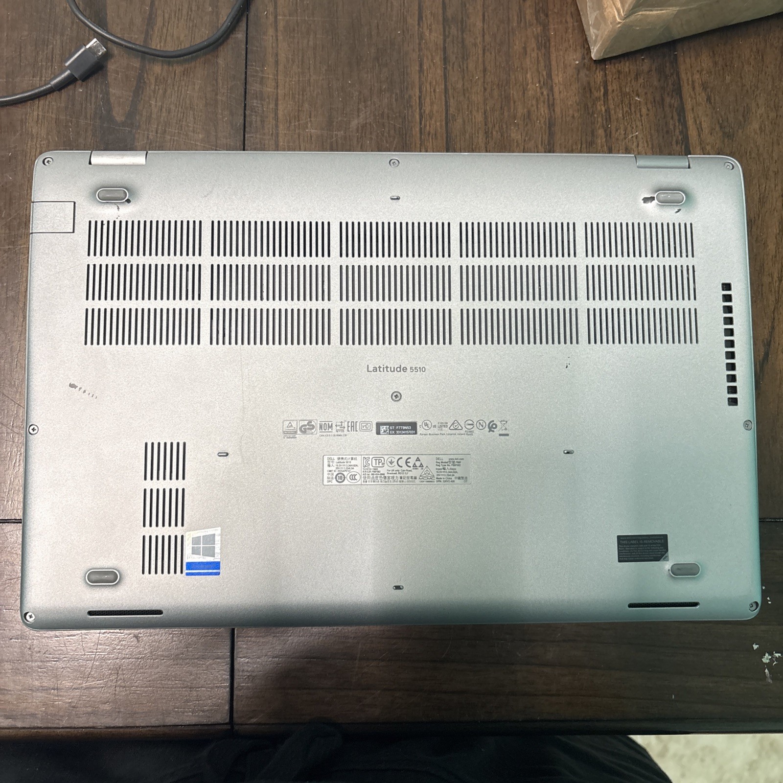 Dell Latitude 5510 i5-10210U 8GB RAM NO SSD Good Battery