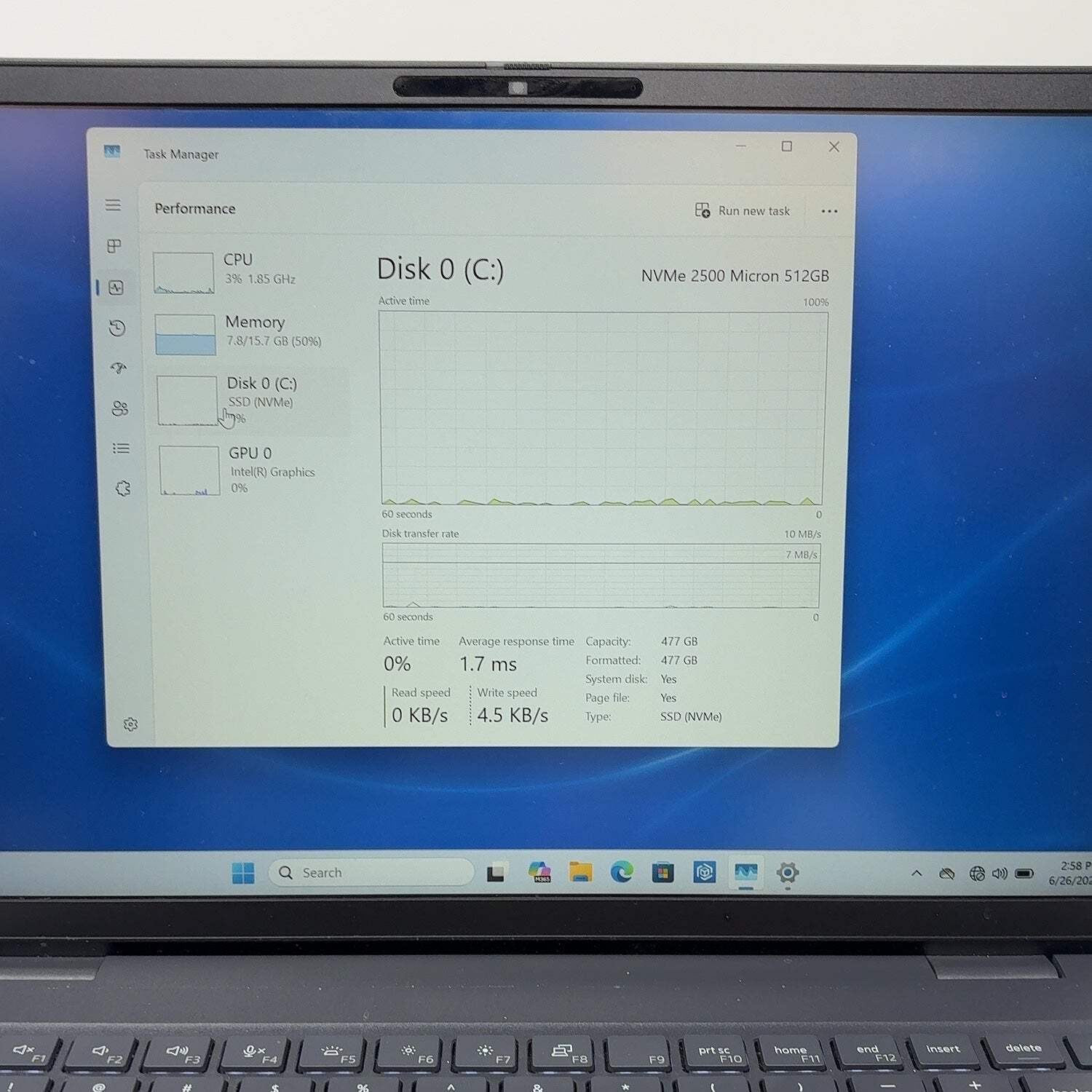 Dell Pro 14 PC14250 13.4″ Core 7 150U 1.8GHz 16GB RAM 512GB SSD