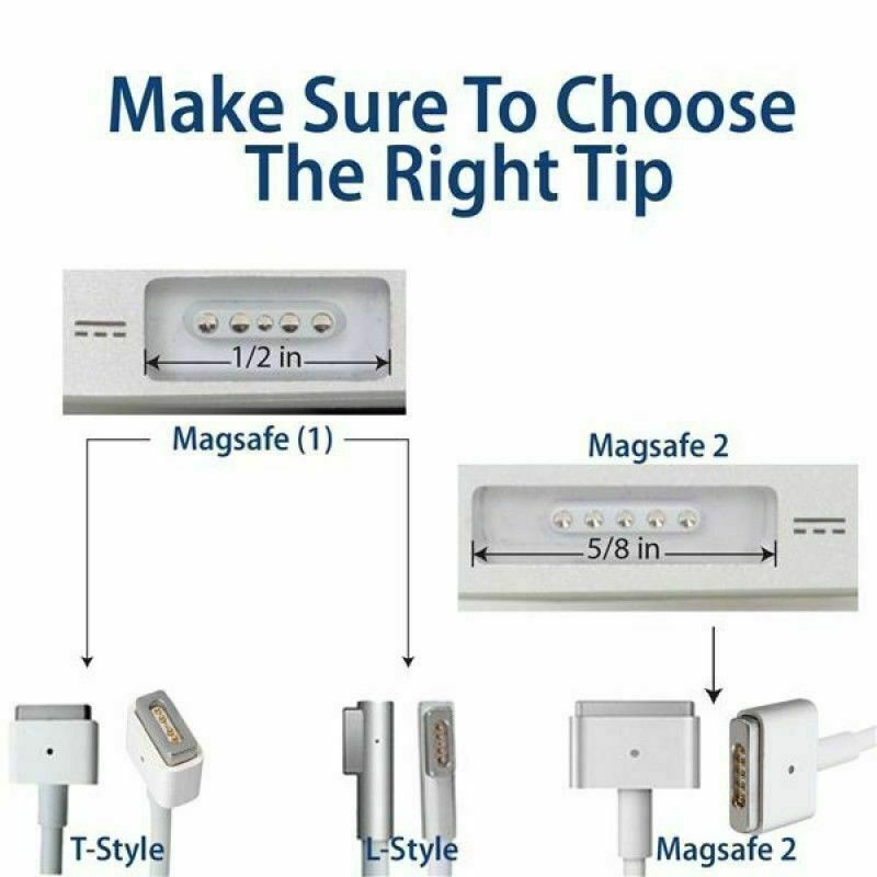 45W DC Cable Repair Cord Magsafe1 “L-Tip” for Macbook Air Pro AC Adapter Charger