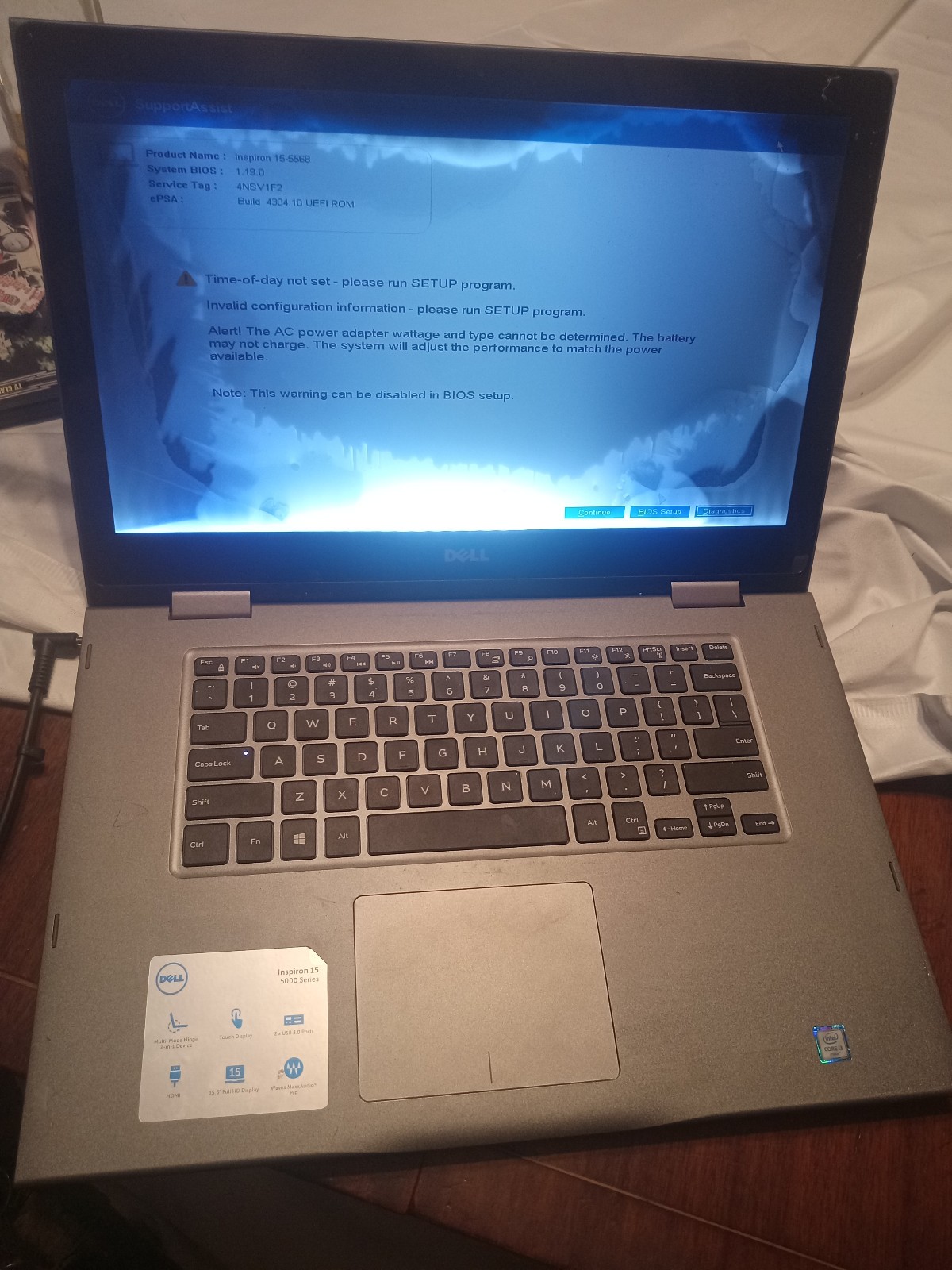 Dell Inspiron P58F001 15.6″ FHD Touch i3 Used