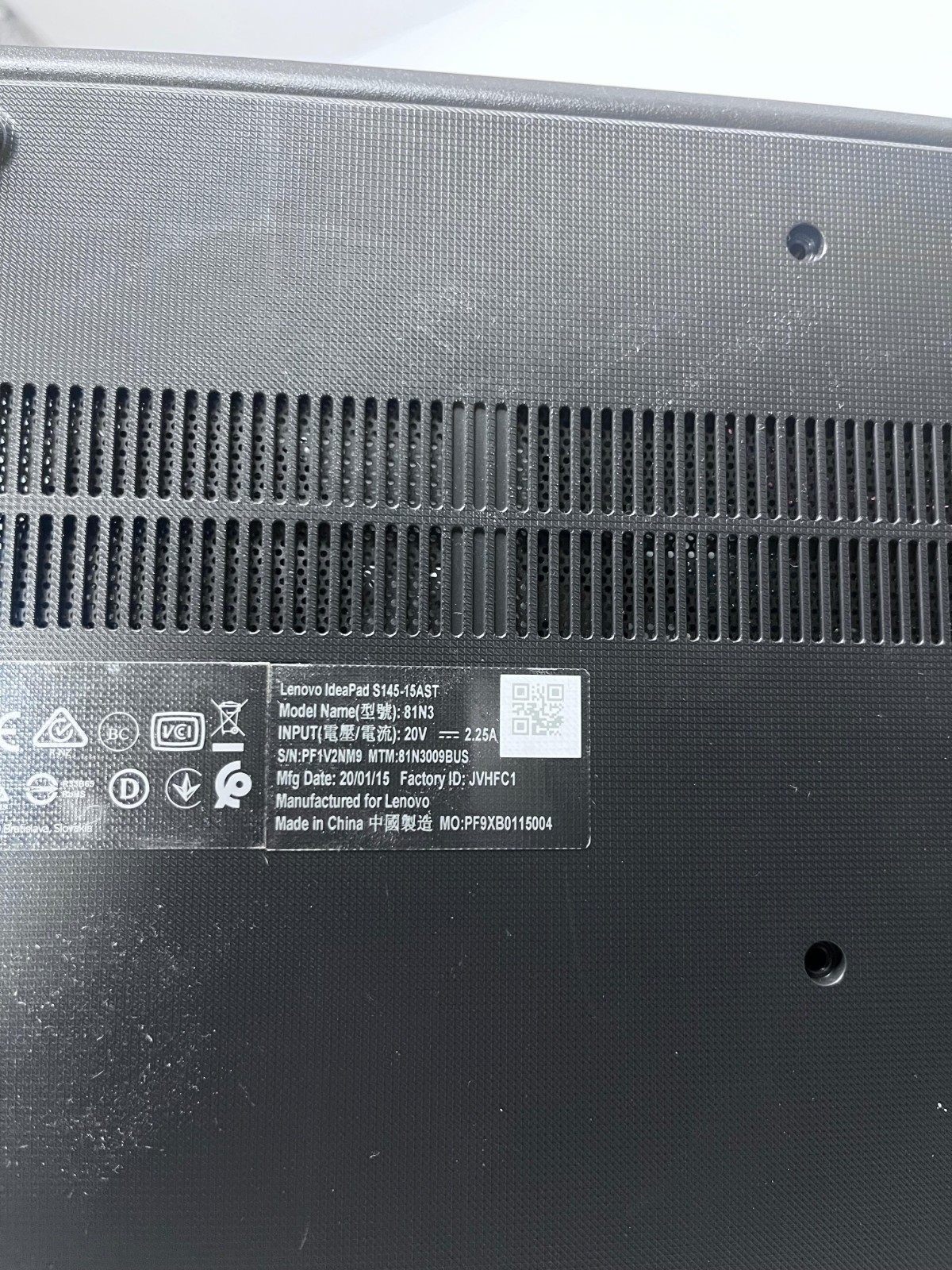 Lenovo IdeaPad S145-15AST 15.6” Laptop AMD A6-9225 8GB RAM 1TB HDD Windows 10
