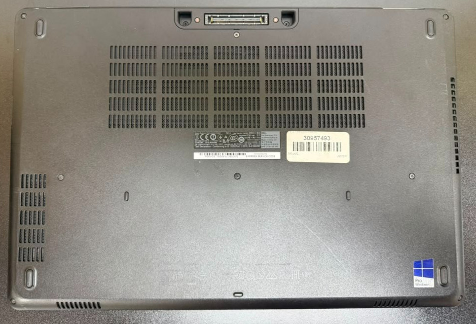 Dell Precision 3510 i7-6700HQ 8GB RAM 0 SSD Missing Battery Cable Used AS-IS
