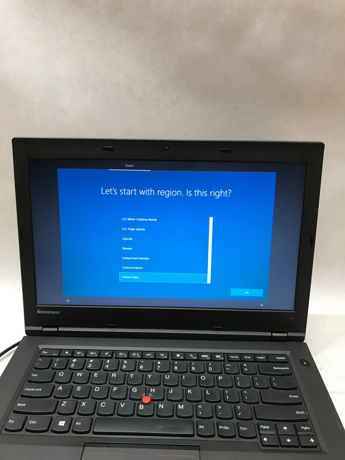 Lenovo ThinkPad L440 14″ Intel Core i5 8GB RAM 320GB HDD Windows 10 For Parts DW