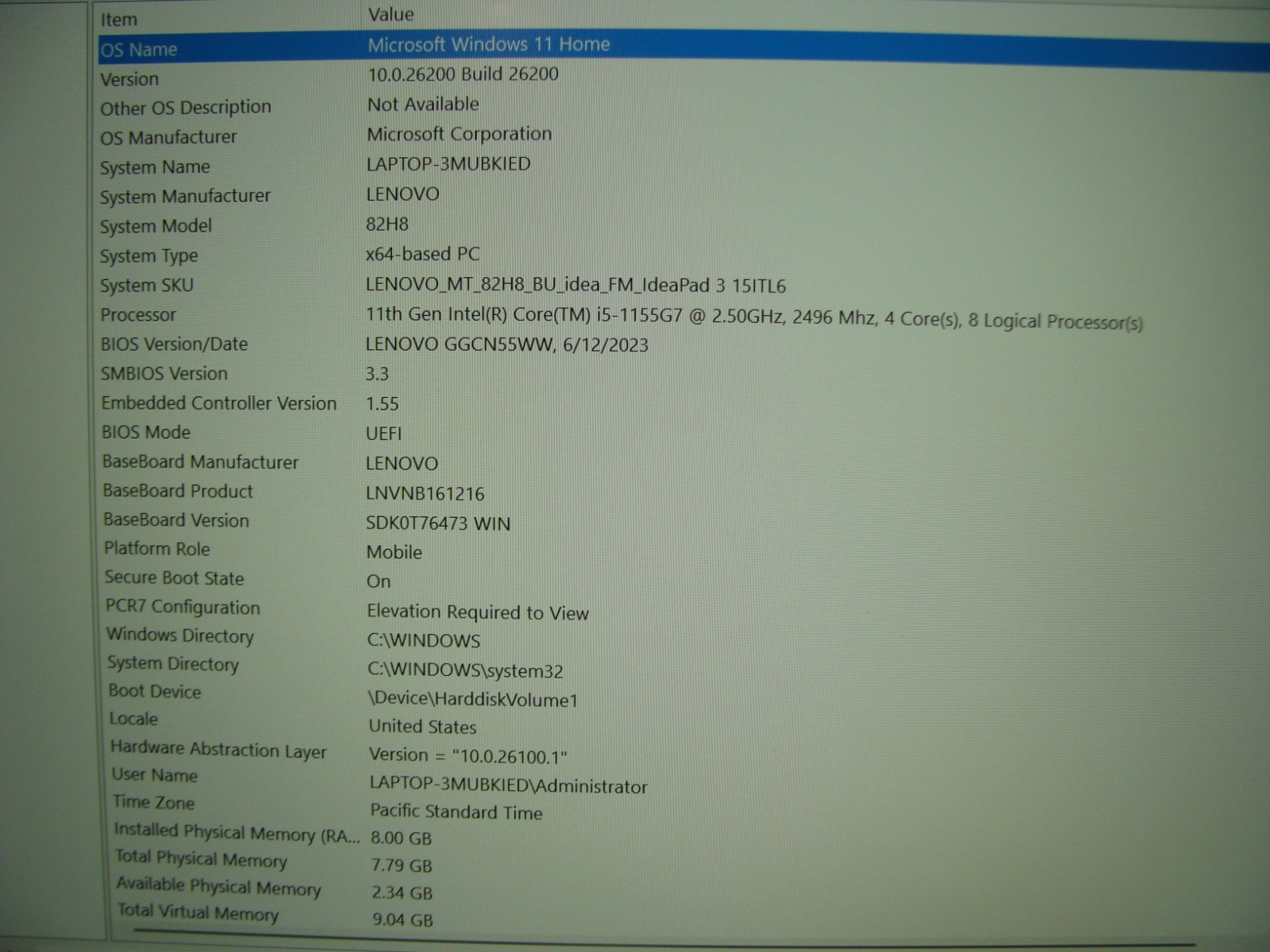 Lenovo ideapad 3-15ITL6 15.6″ FHD TOUCH i5-1155G7 2.5GHz 8GB 512GB SSD +PA
