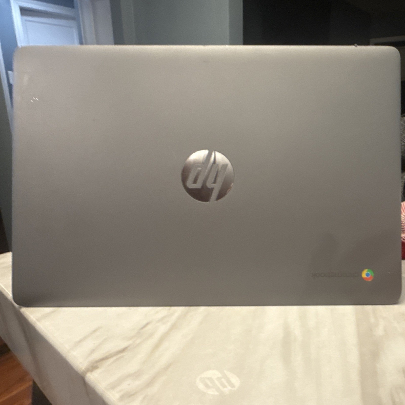HP Chromebook Laptop Silver Chrome OS Wi-Fi Built-in Webcam