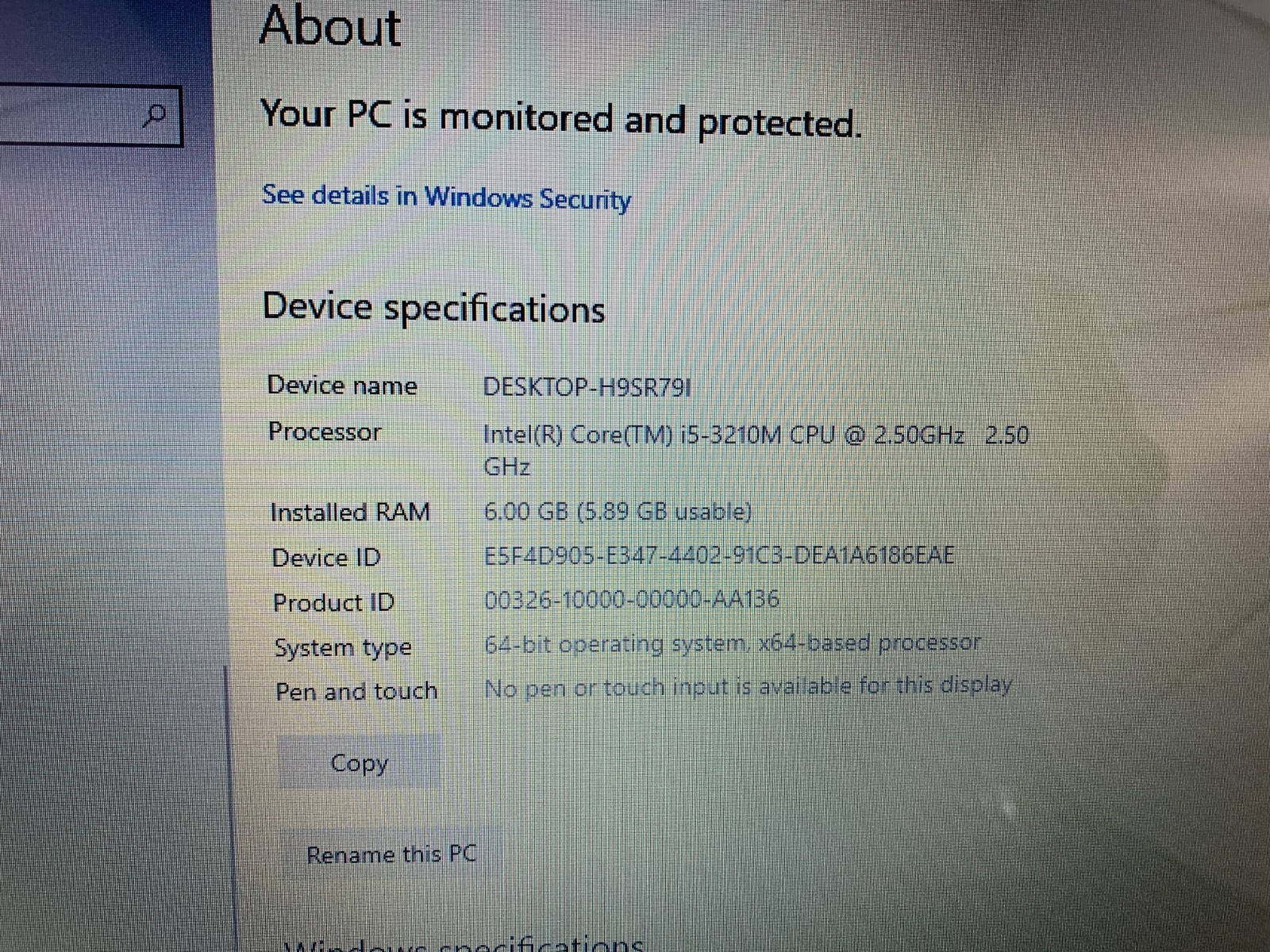 Asus Q500A Laptop For Parts/Repairs, No Touchpad or Camera i5 2.5GHz 6GB RAM W10