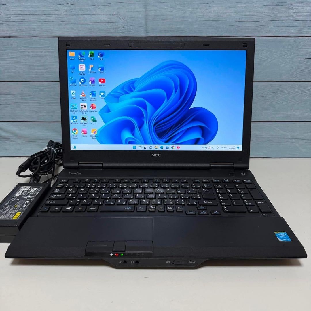 NEC VersaPro Laptop Windows 11 Pro 64 bit Core i5 SSD 128GB Black Used Japan