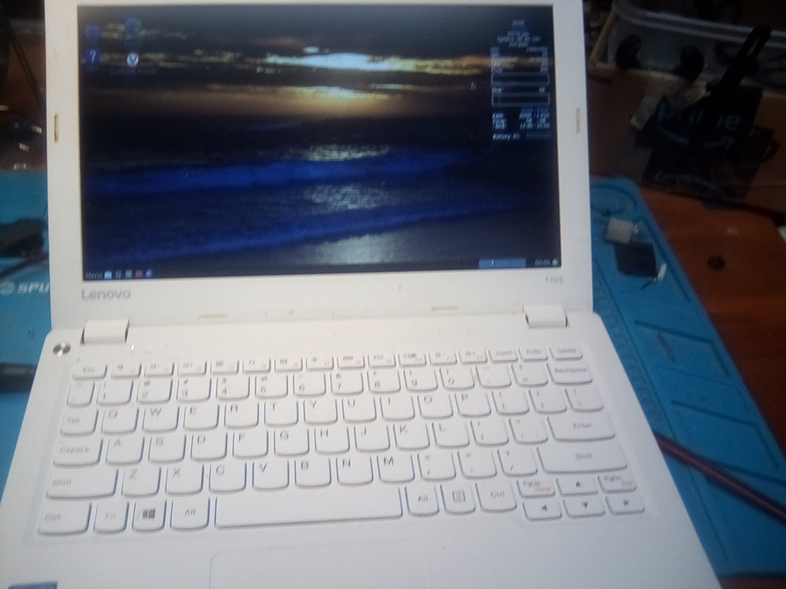 Lenovo IdeaPad 110S 11.6″ White Laptop Celeron Tested Works Great Sold As Is