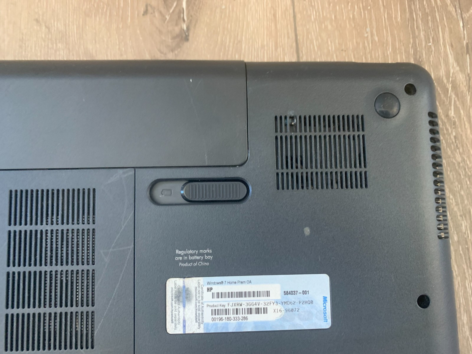 Compaq Presario CQ57 15.6″ AMD C-50 1.00Ghz 2GB RAM 120GB HDD Win 10 Pro
