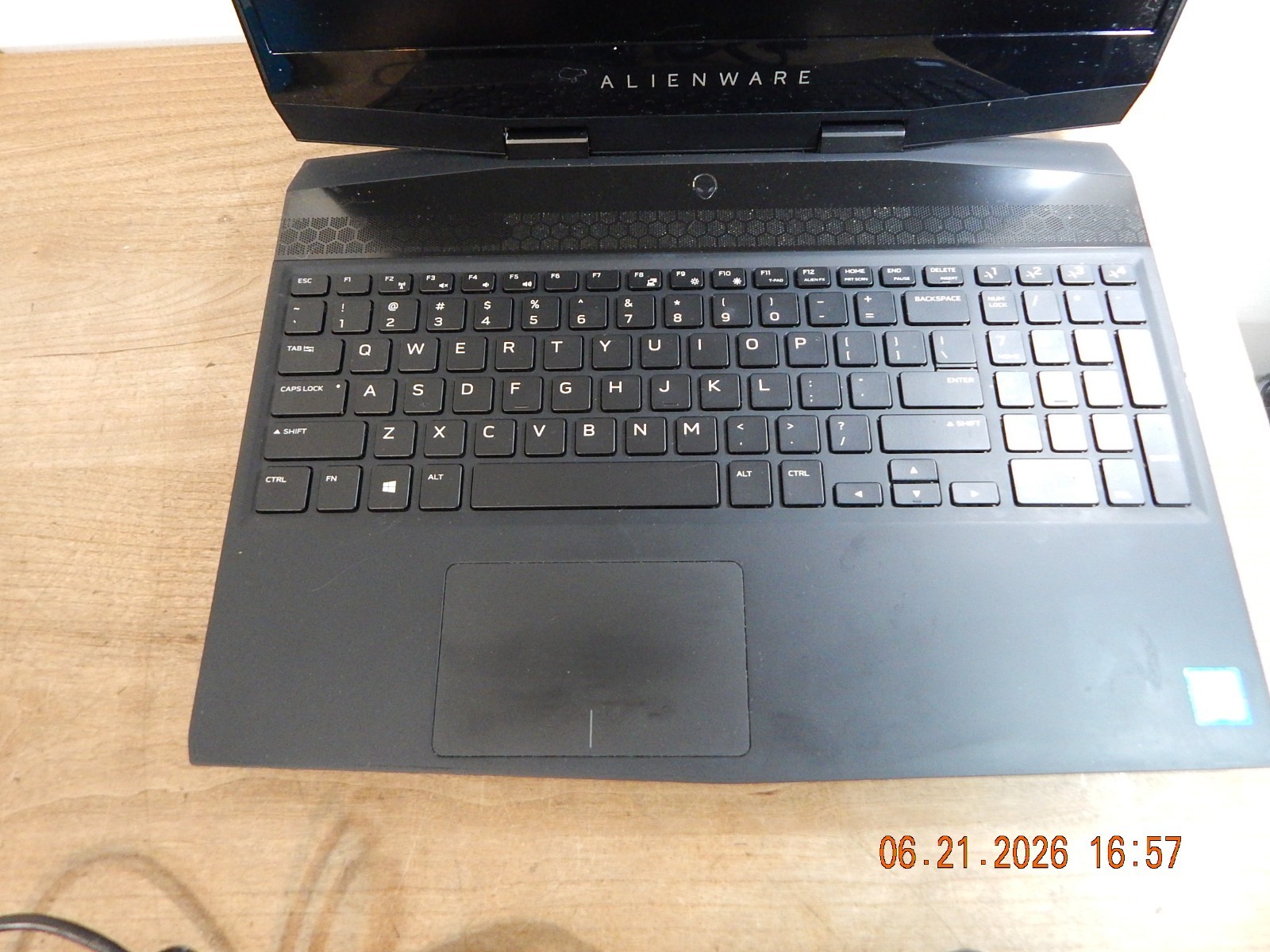 Alienware M15 15″ INTEL I7 Windows 11 w/ Charger