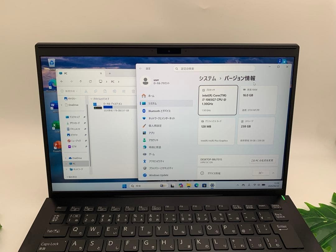 VAIO VJPK13C12N i7-1065G7 16GB 256GB SSD 14in 4K UHD Tested Working