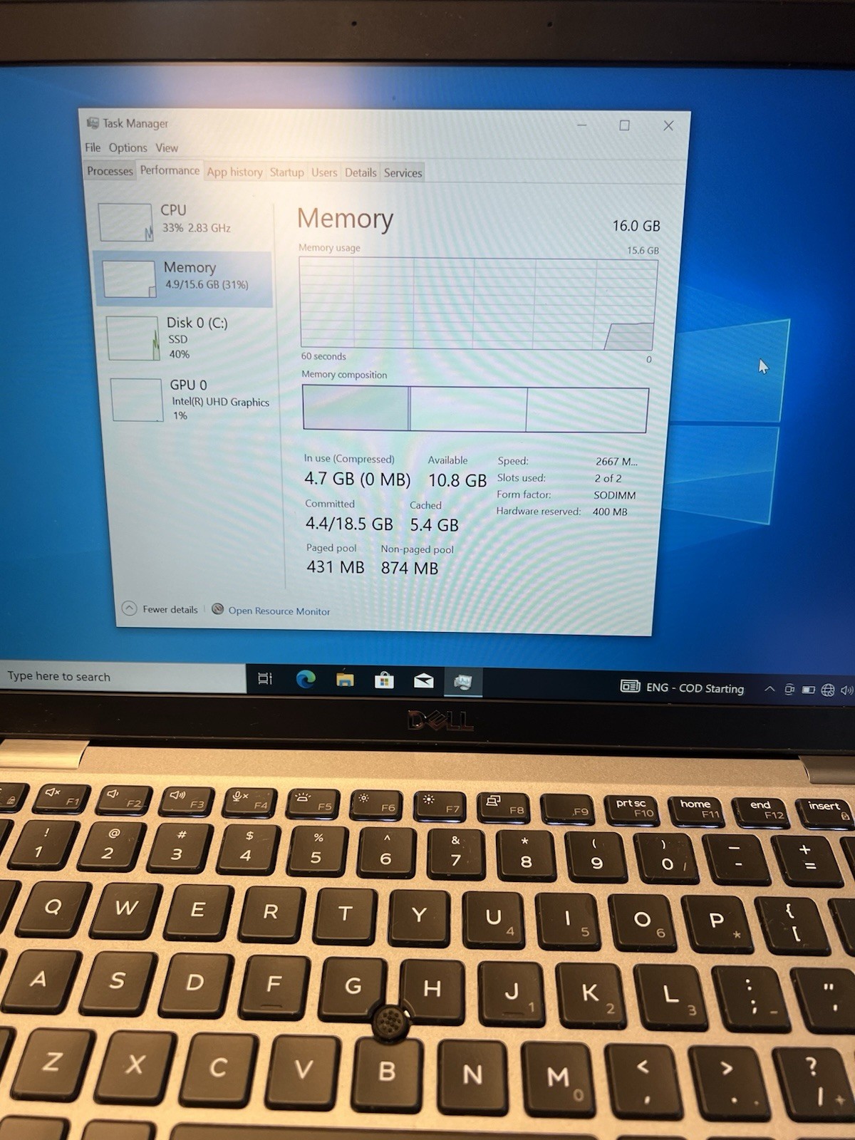 Dell Latitude 5410 Intel Core i5-10310U 1.70GHz 16GB RAM 500 GB SSD No Charger