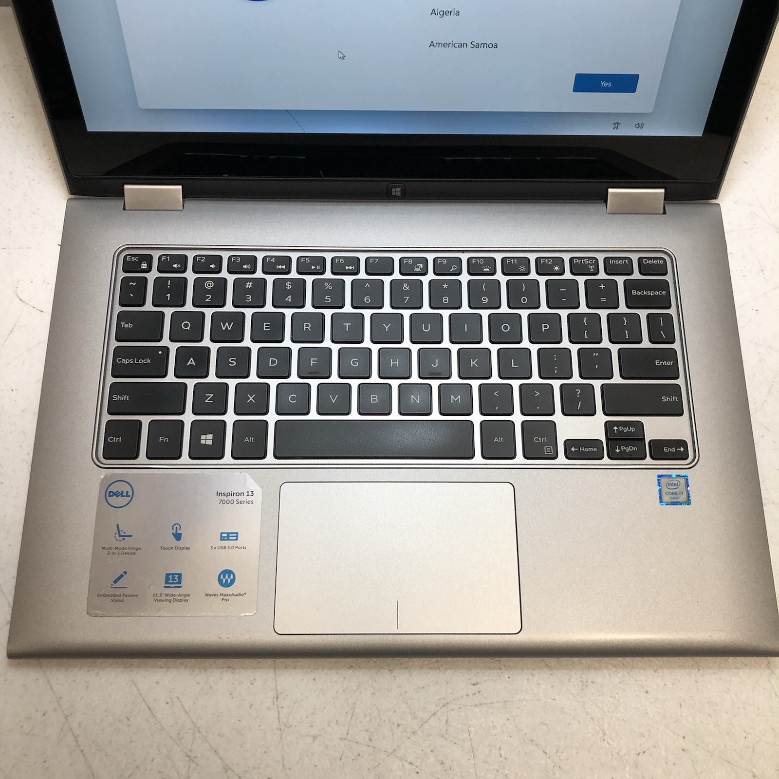 PLEASE READ. Dell Inspiron 13 7000 Series P57G 2-in-1 Intel Core i5 13.3″ Laptop