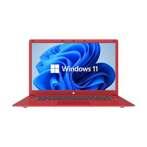 15.6″ Full HD Intel 4GB RAM 64GB SSD Laptop with Windows 11 – Red